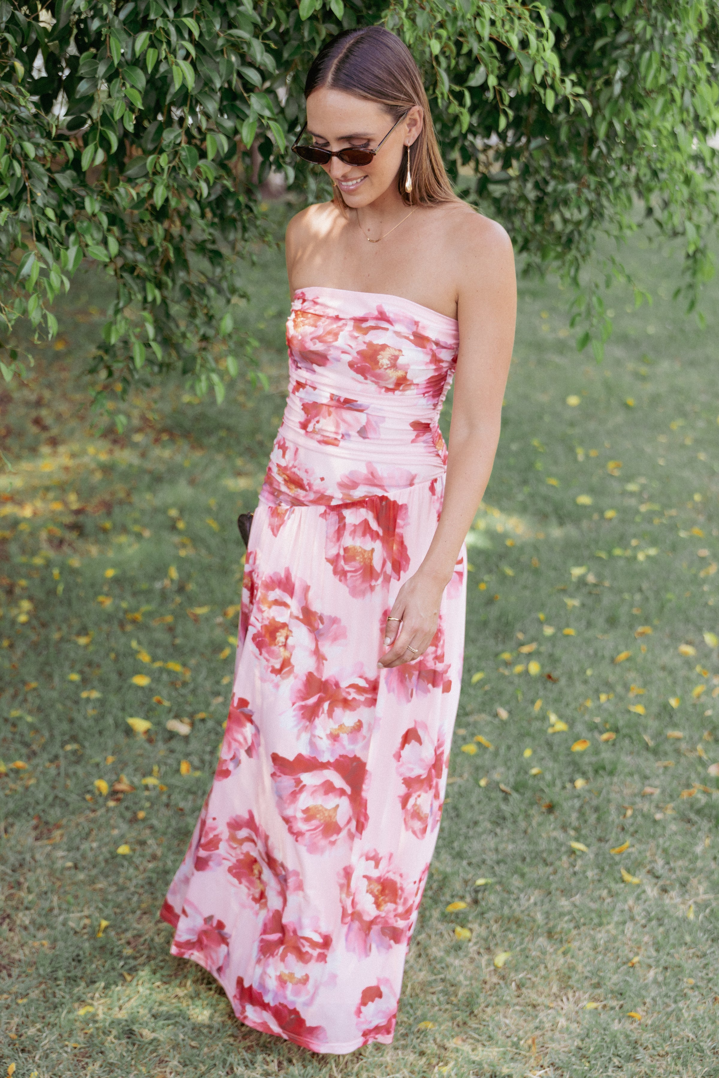DRESSES Calypso Maxi Dress - Pink Peony