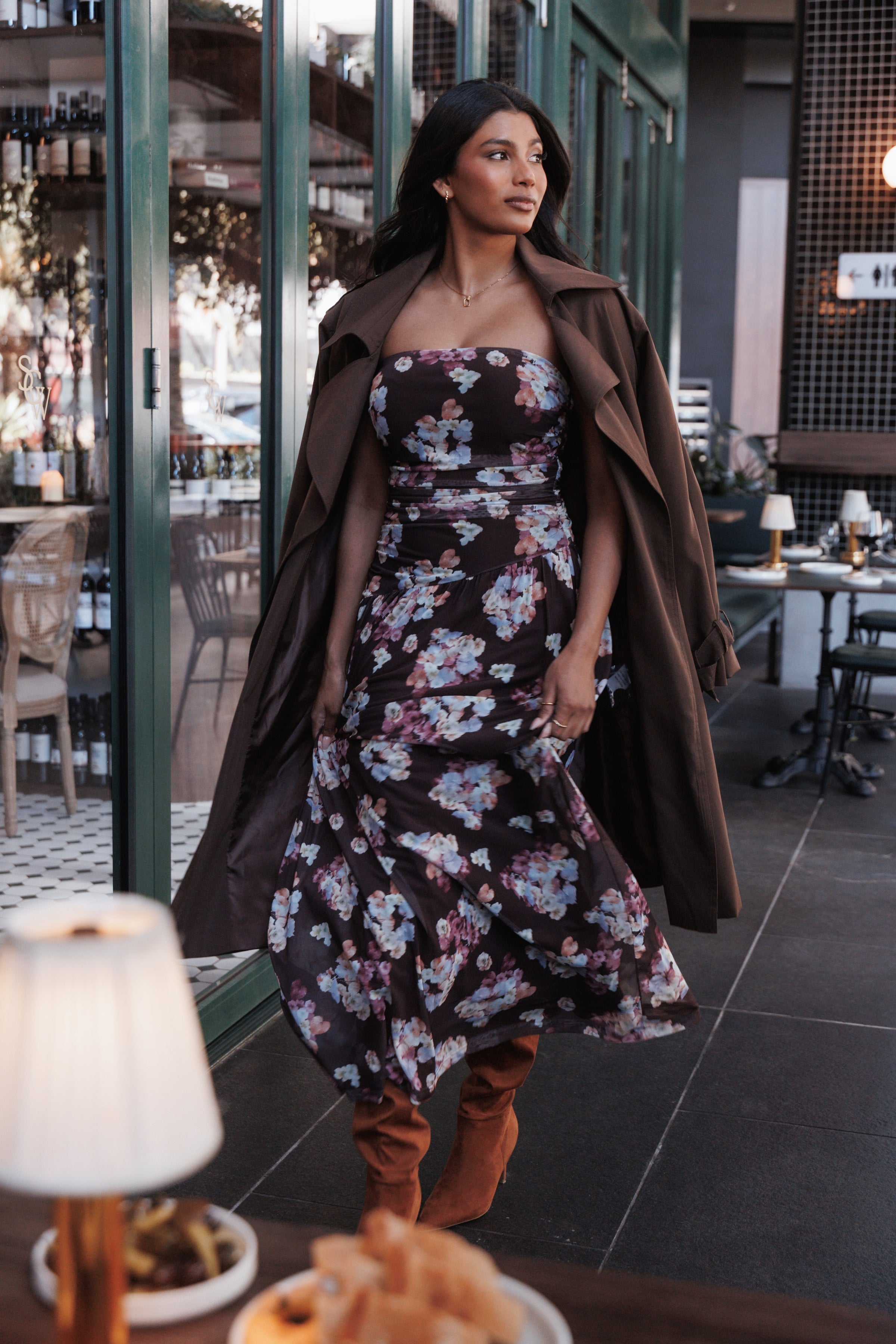 DRESSES Calypso Maxi Dress - Purple Floral