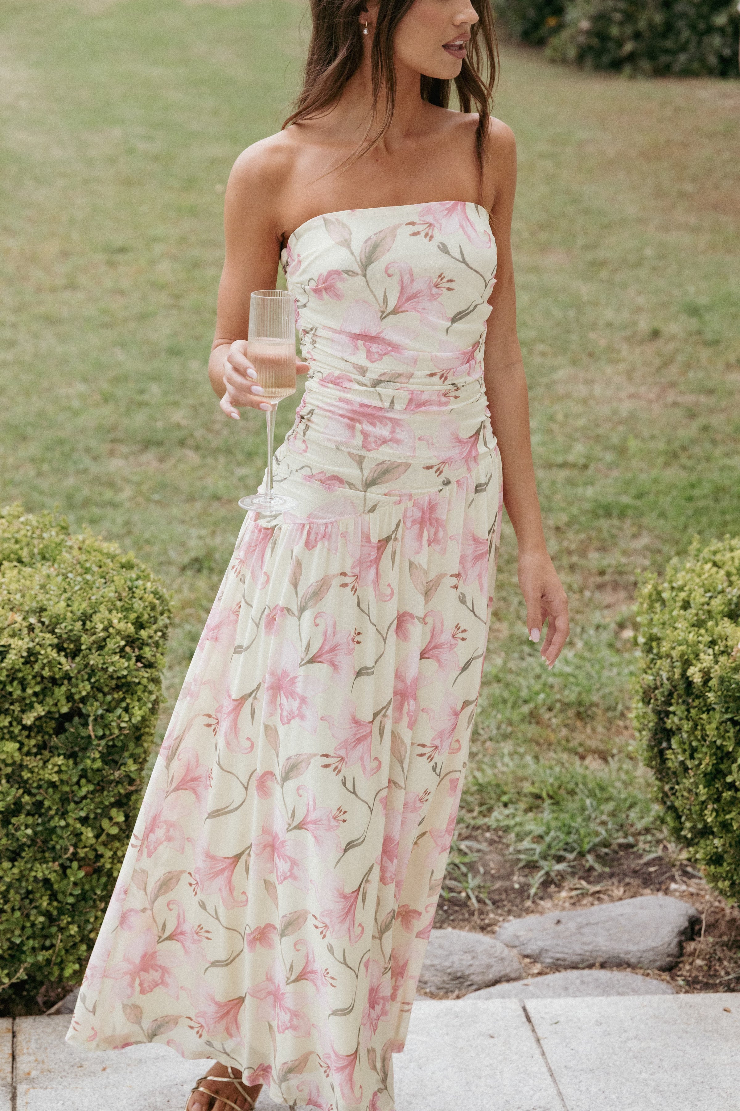 DRESSES Calypso Maxi Dress - Yellow Floral