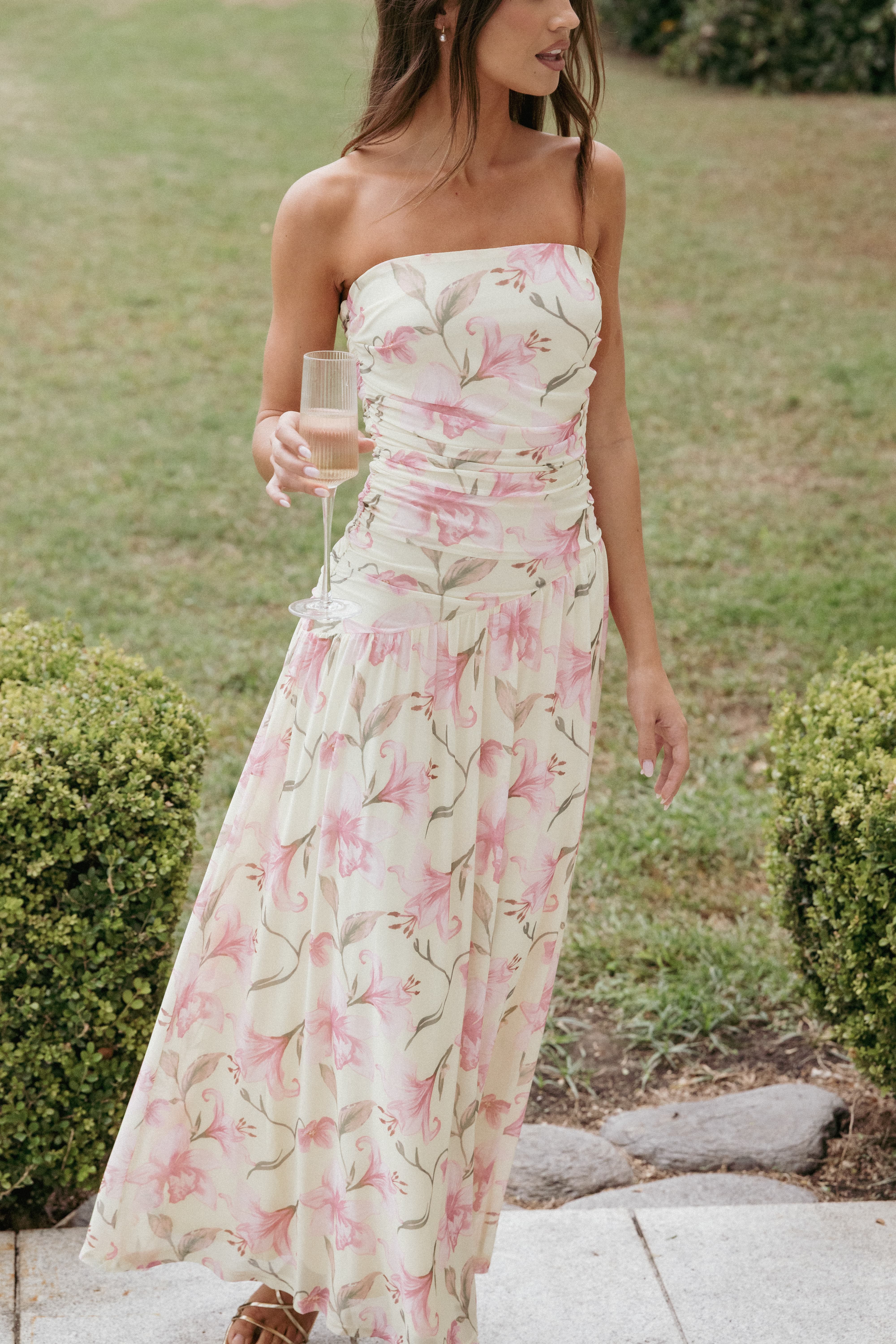 DRESSES Calypso Maxi Dress - Yellow Floral