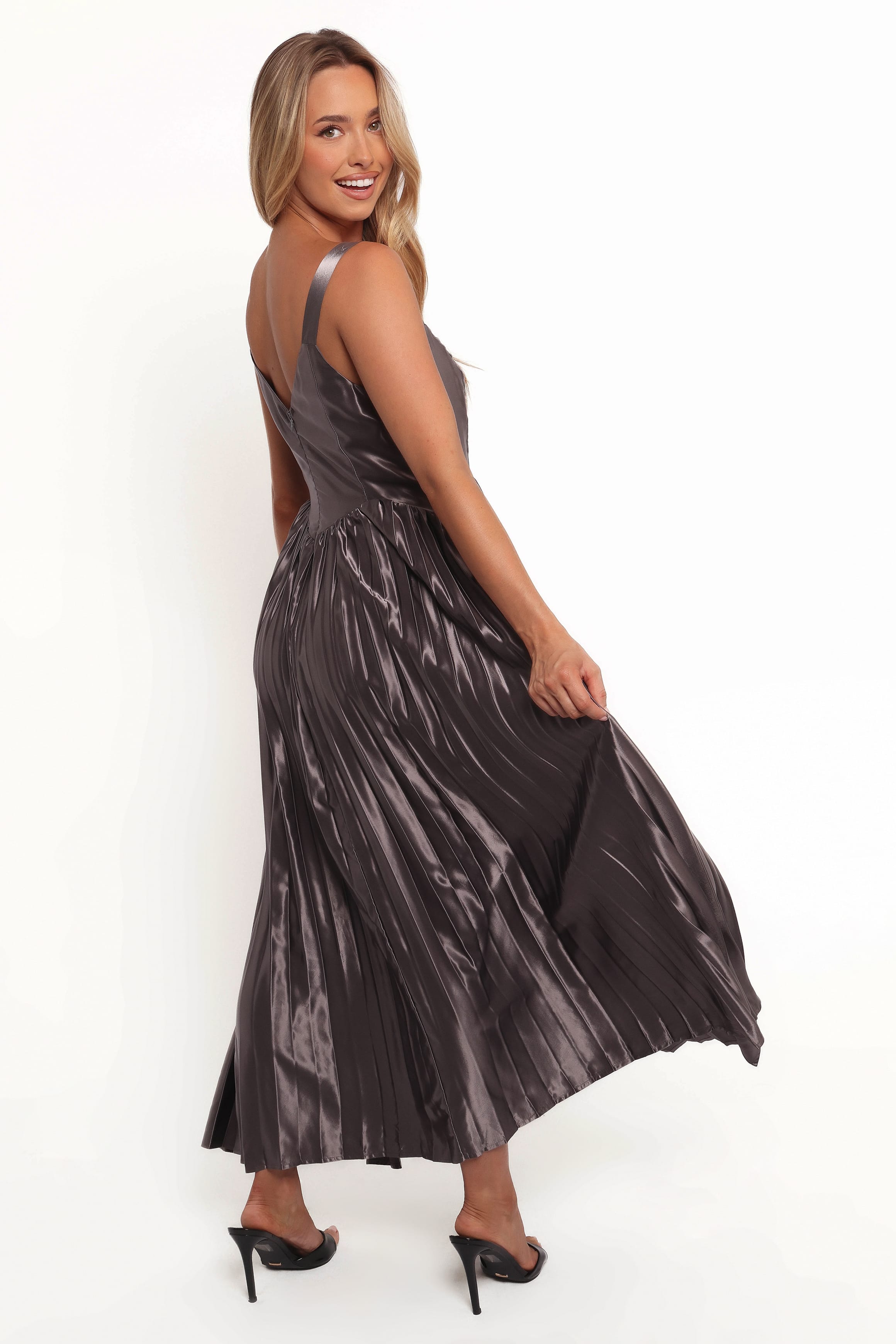 DRESSES Camala Maxi Dress - Grey Silver