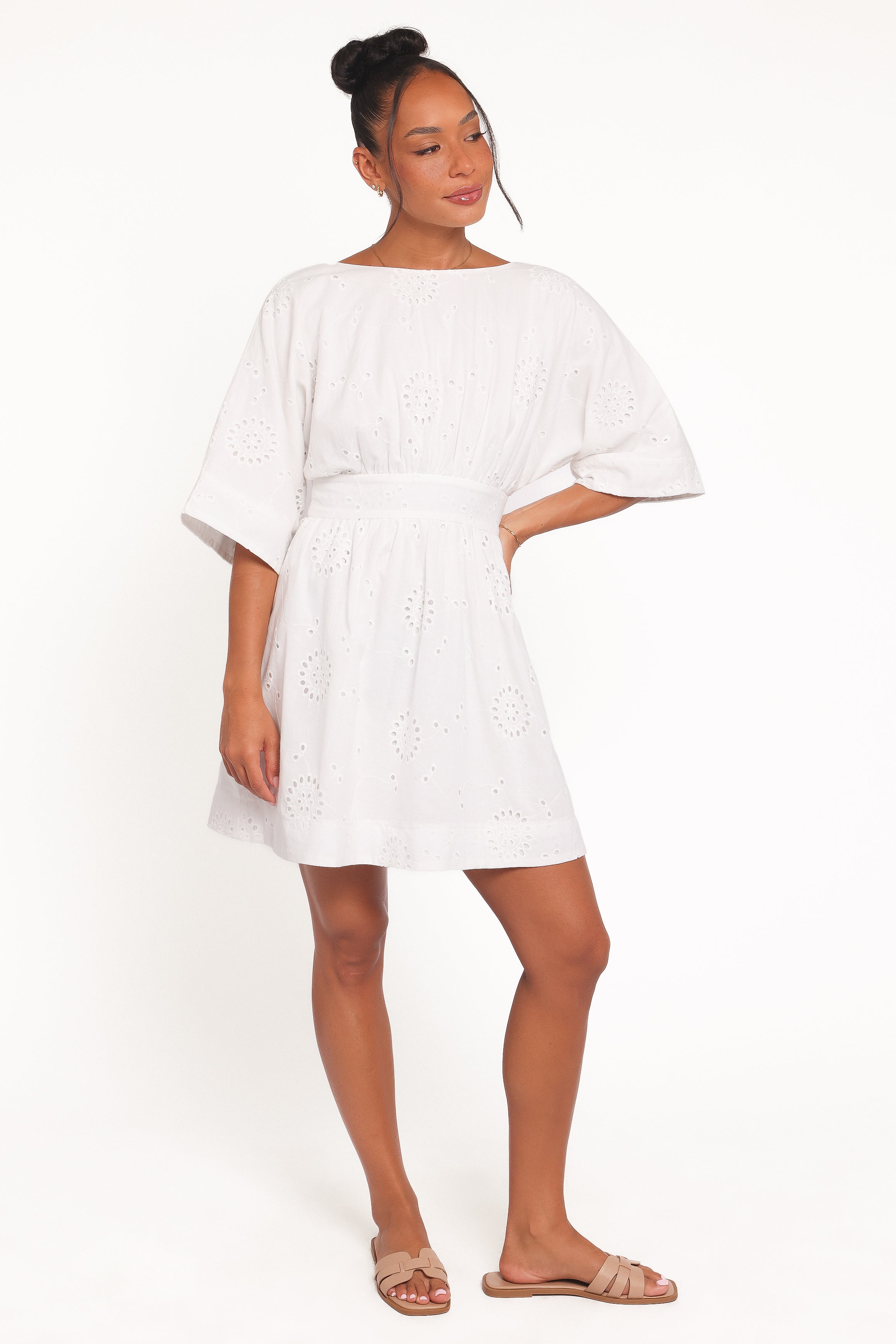 DRESSES Camila Open Back Mini Dress - White