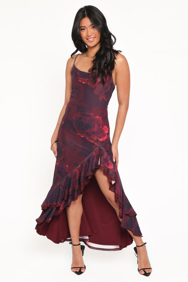 DRESSES Carella Maxi Dress - Red Floral