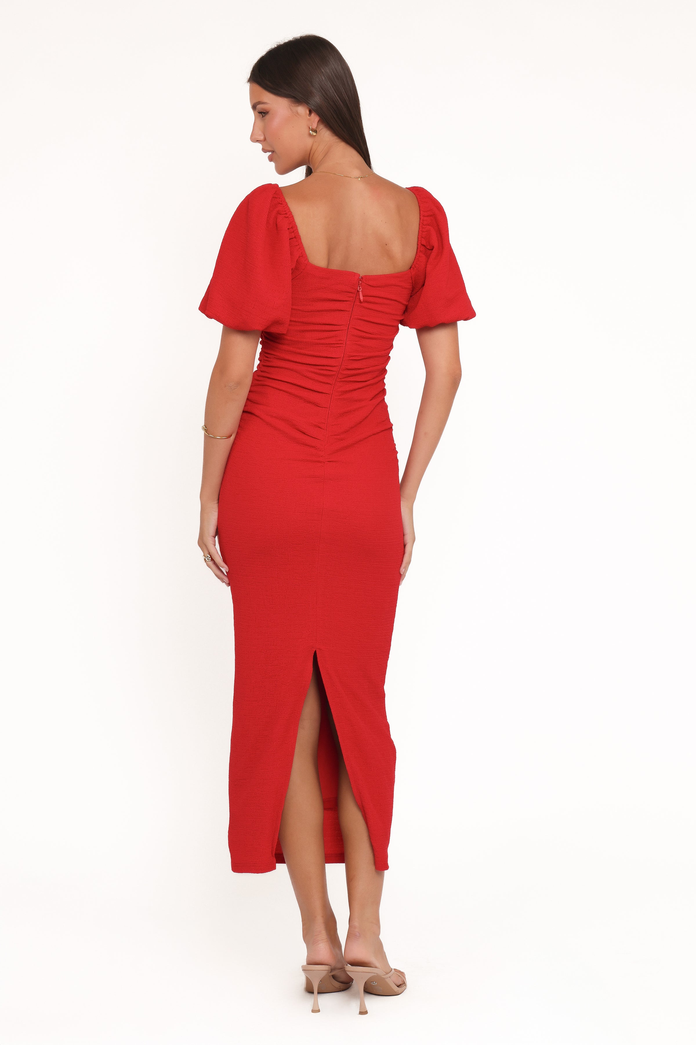 DRESSES Carey Midi Dress - Red