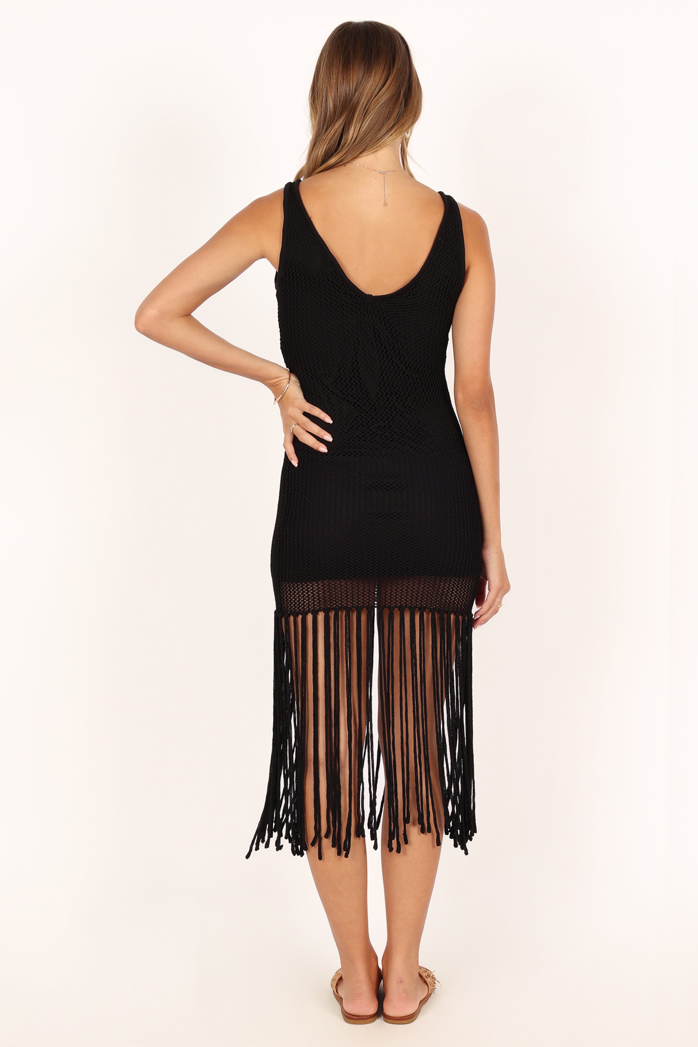 DRESSES @Carlito Midi Dress - Black