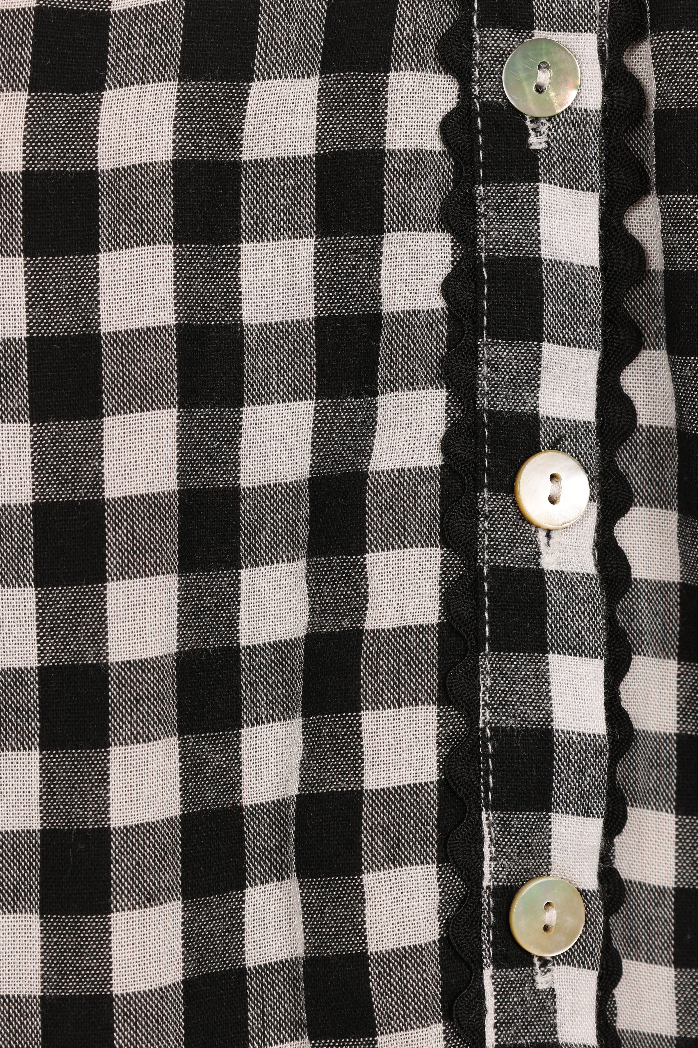 DRESSES Carolina Mini Dress - Black/White Gingham