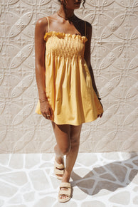 DRESSES Carson Pleated Mini Dress - Mango