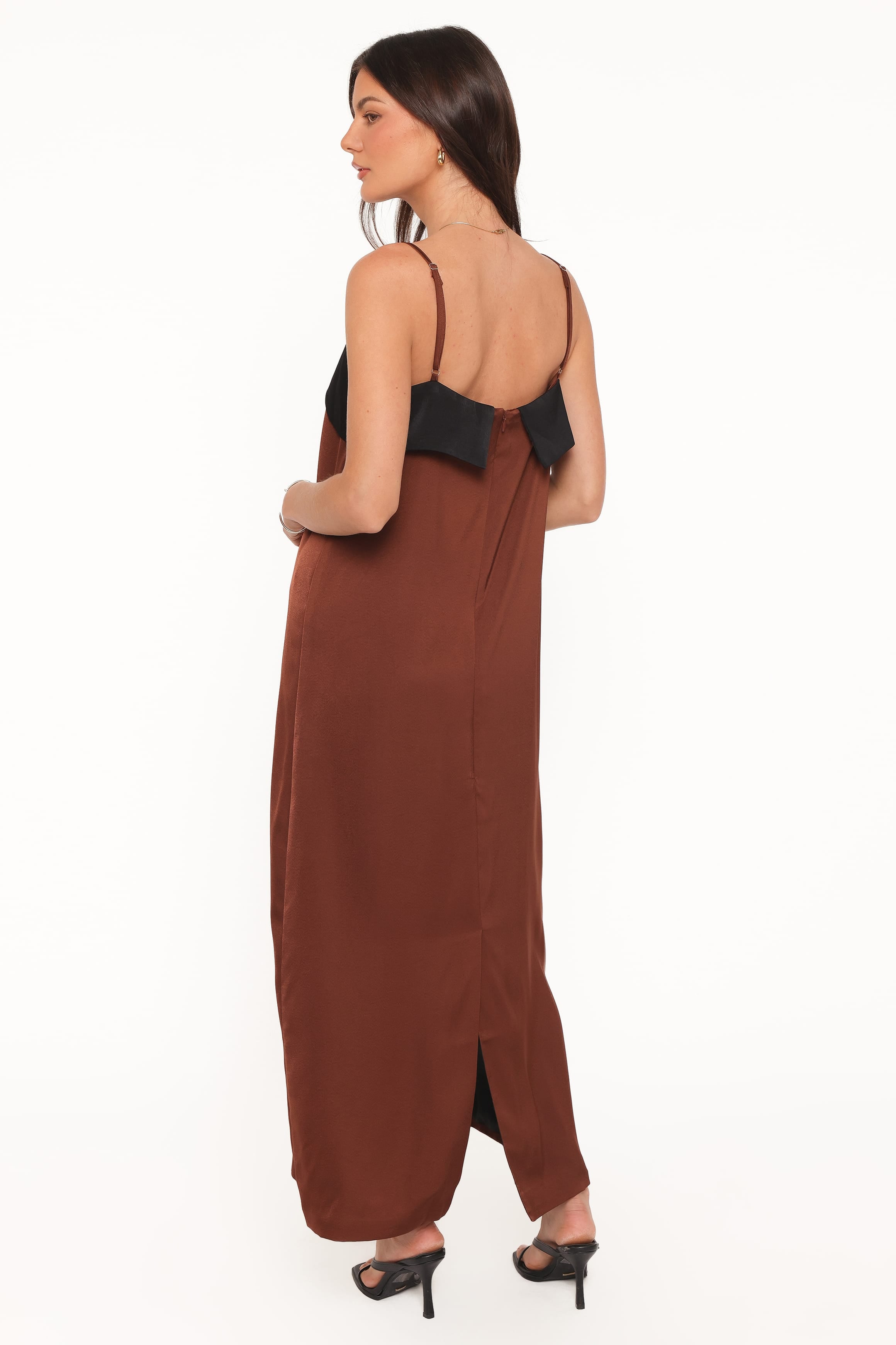 DRESSES Cartia Midi Dress - Black/Brown