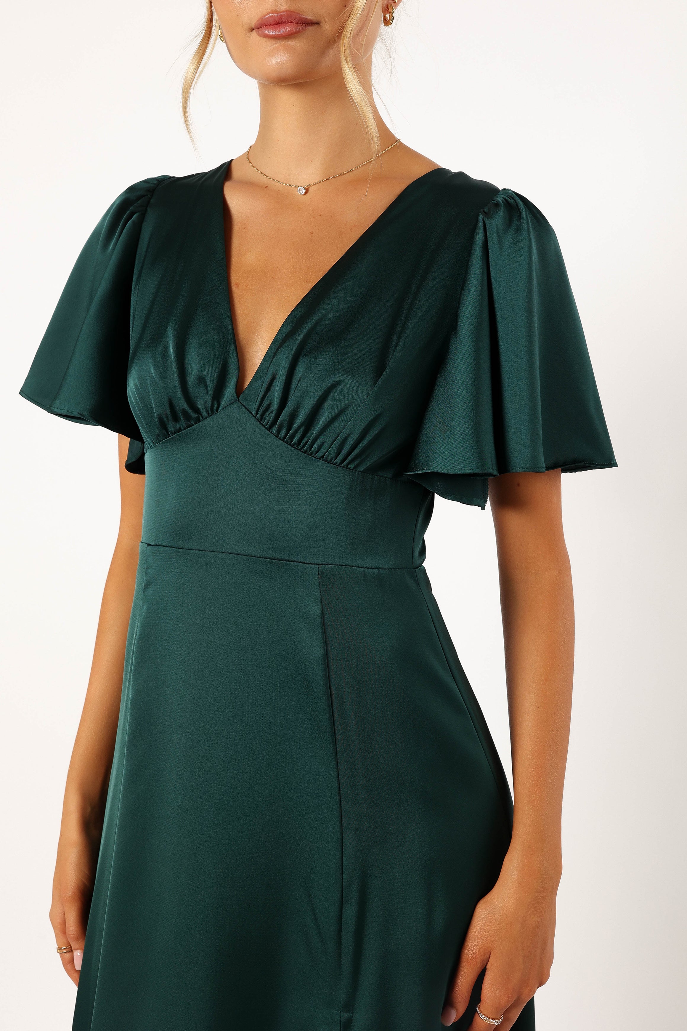DRESSES @Casper Maxi Dress - Hunter Green