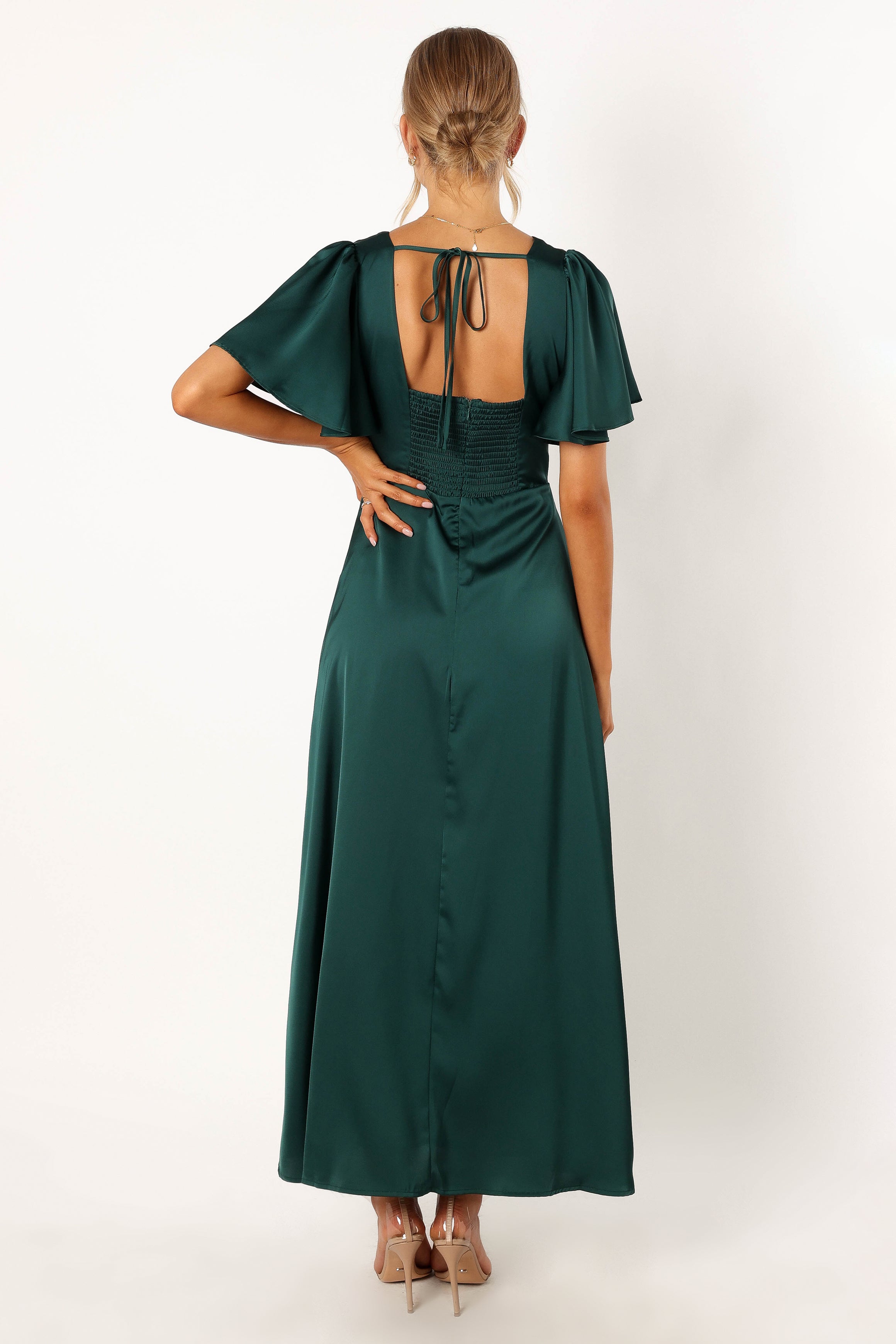 DRESSES @Casper Maxi Dress - Hunter Green