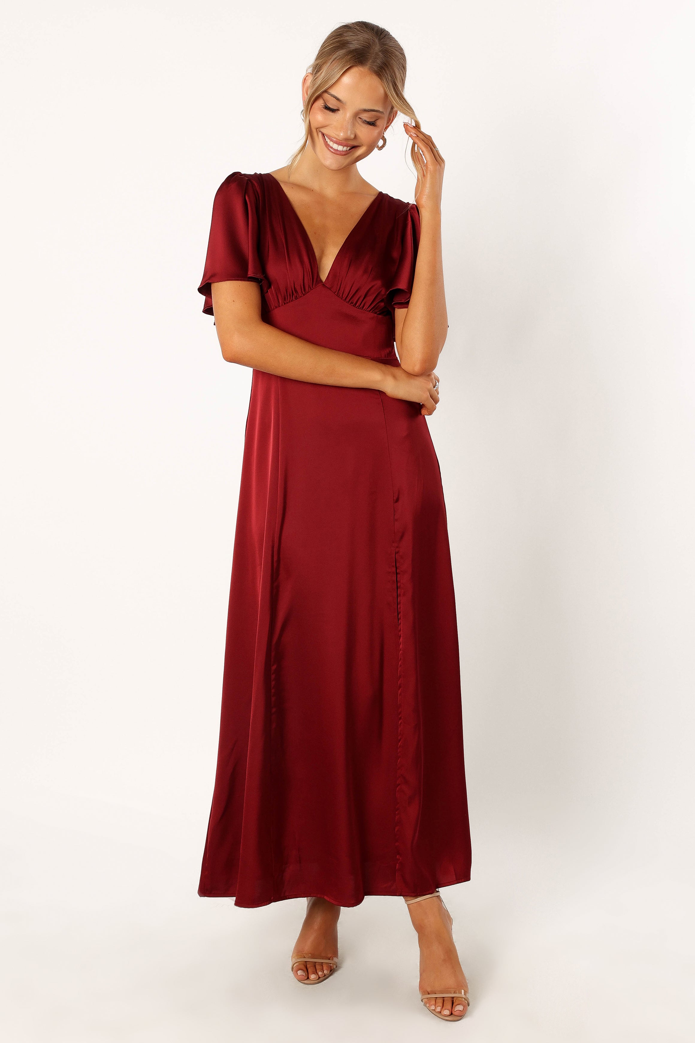 DRESSES @Casper Maxi Dress - Wine