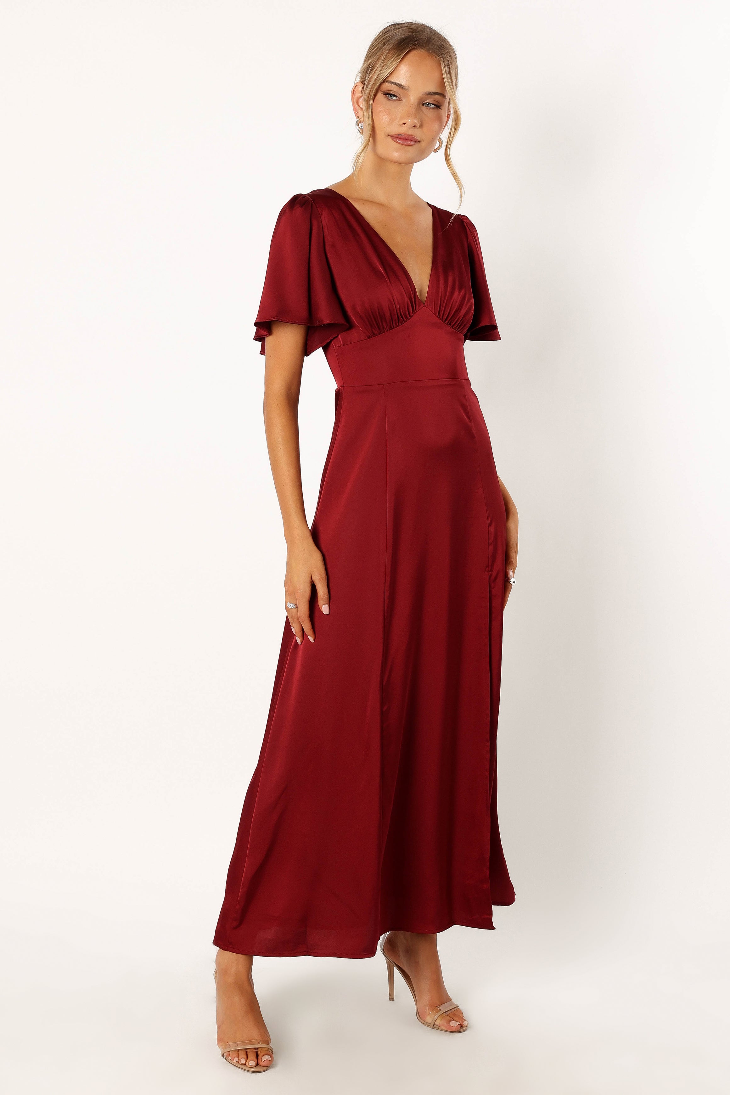 DRESSES @Casper Maxi Dress - Wine
