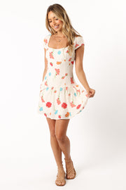 DRESSES @Cassia Mini Dress - Multi Floral