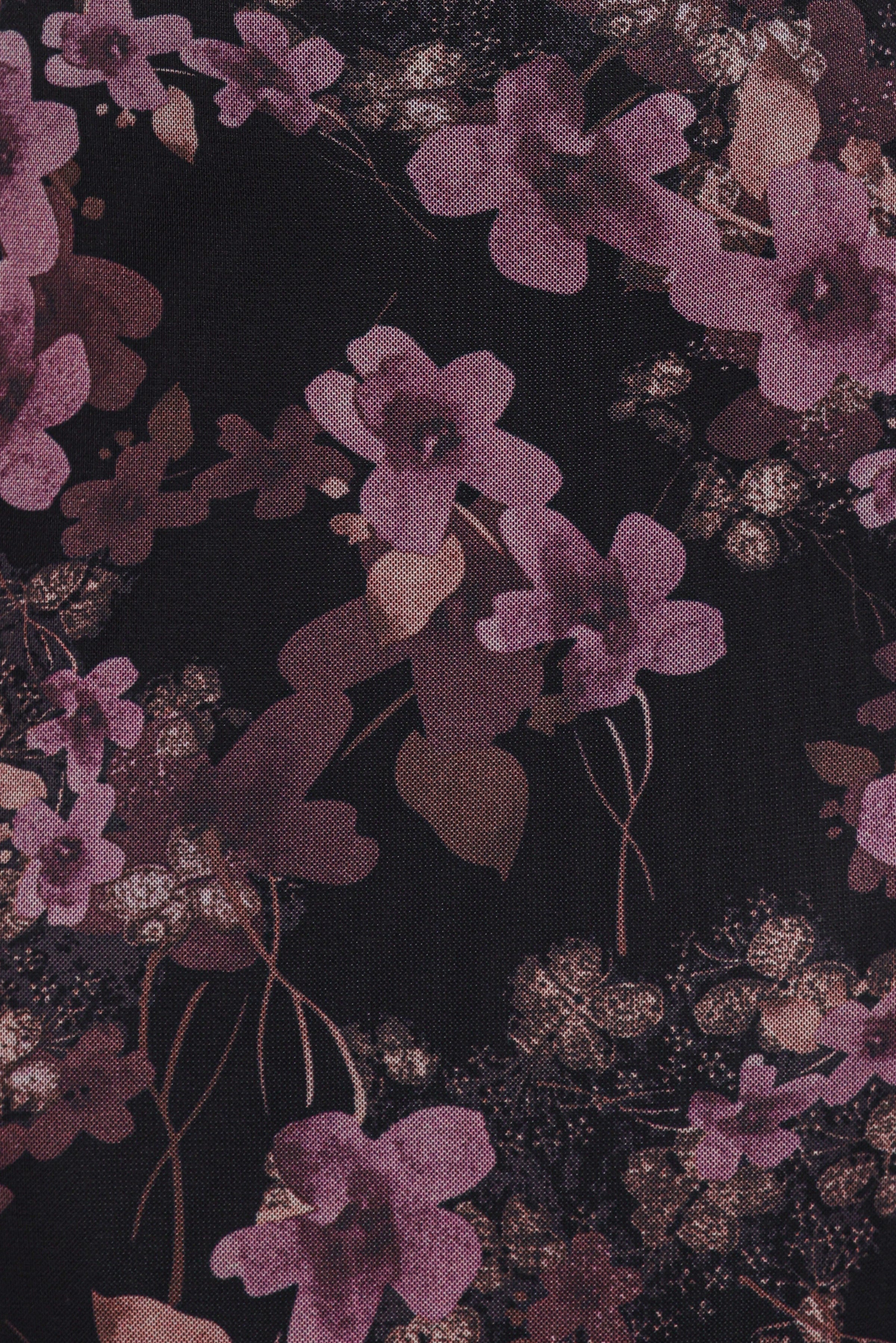 DRESSES Cassidy Long Sleeve Maxi Dress - Purple Floral