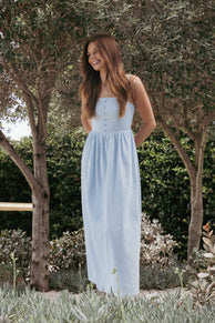 DRESSES Caty Maxi Dress - Pale Blue