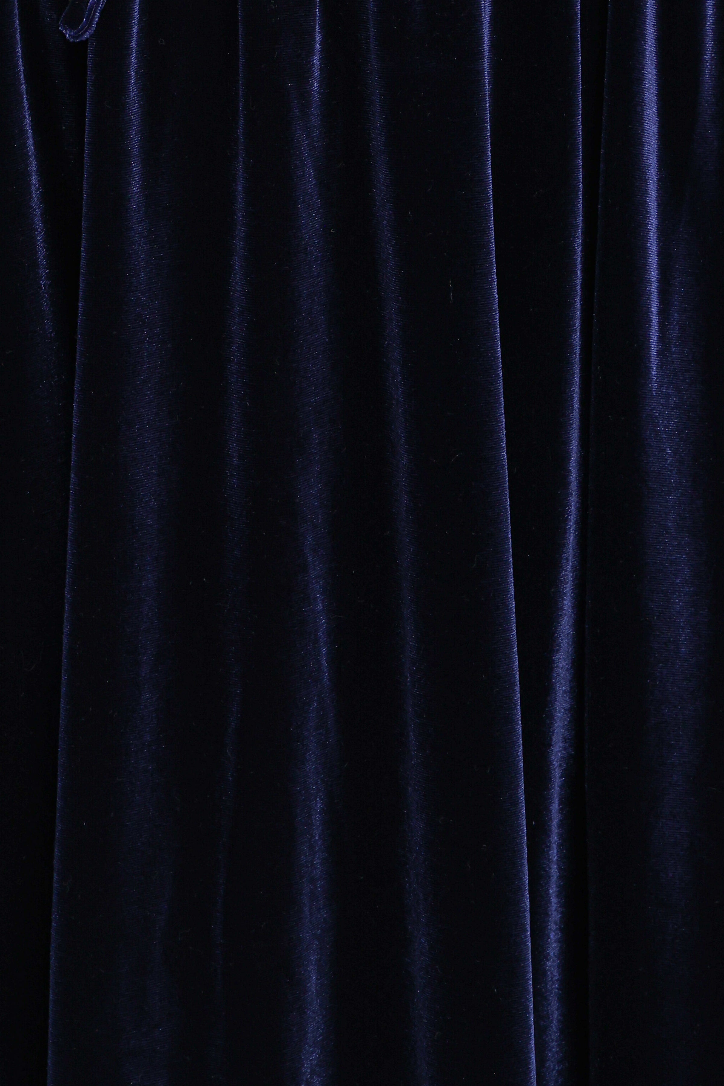 DRESSES Cece Velvet Long Sleeve Maxi Dress - Midnight Blue