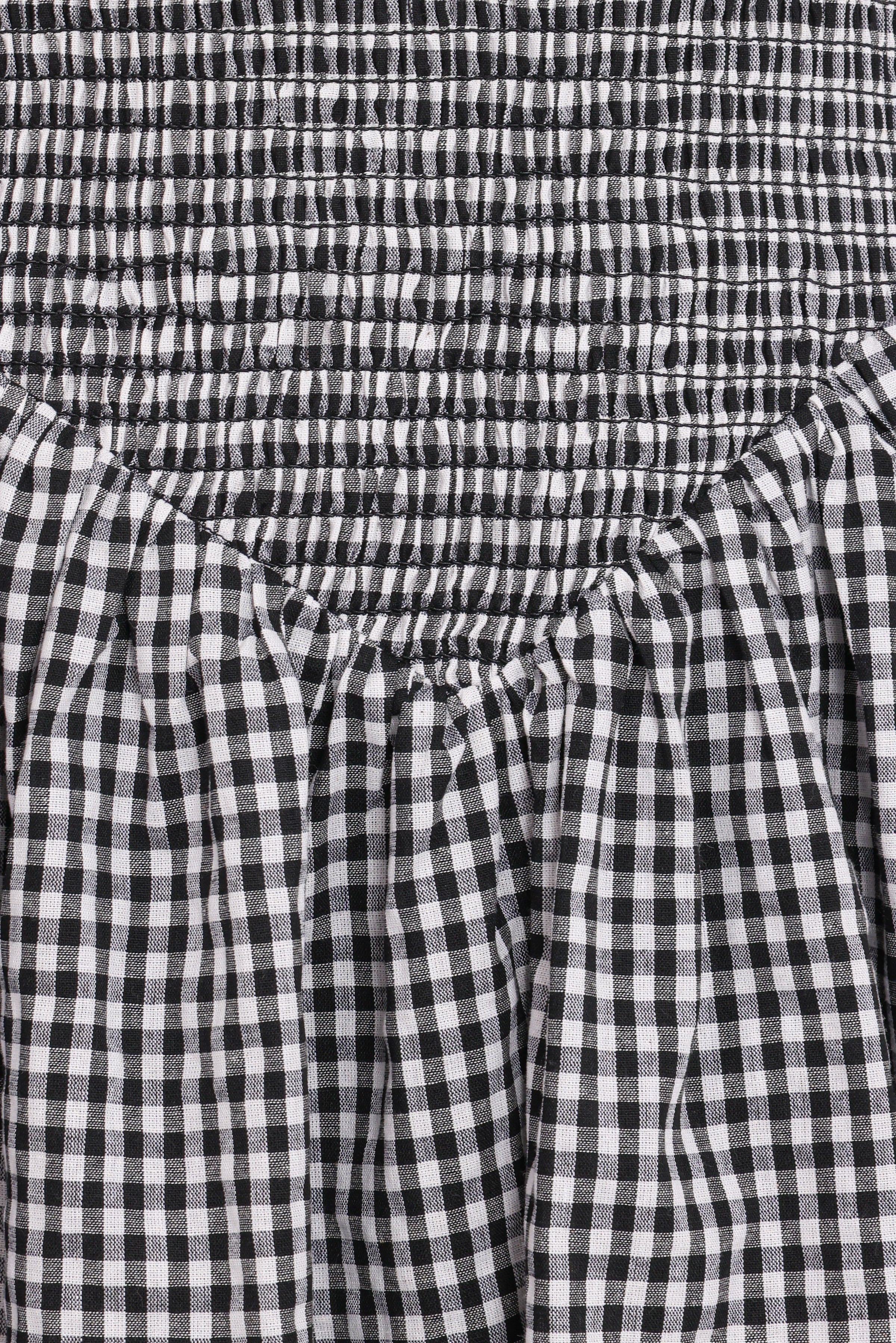 DRESSES Celine Mini Dress - Black Gingham