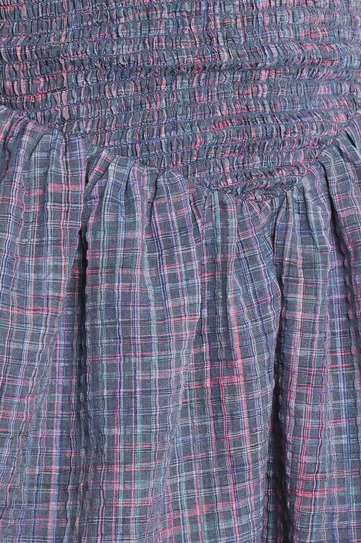 DRESSES Celine Mini Dress - Navy Plaid