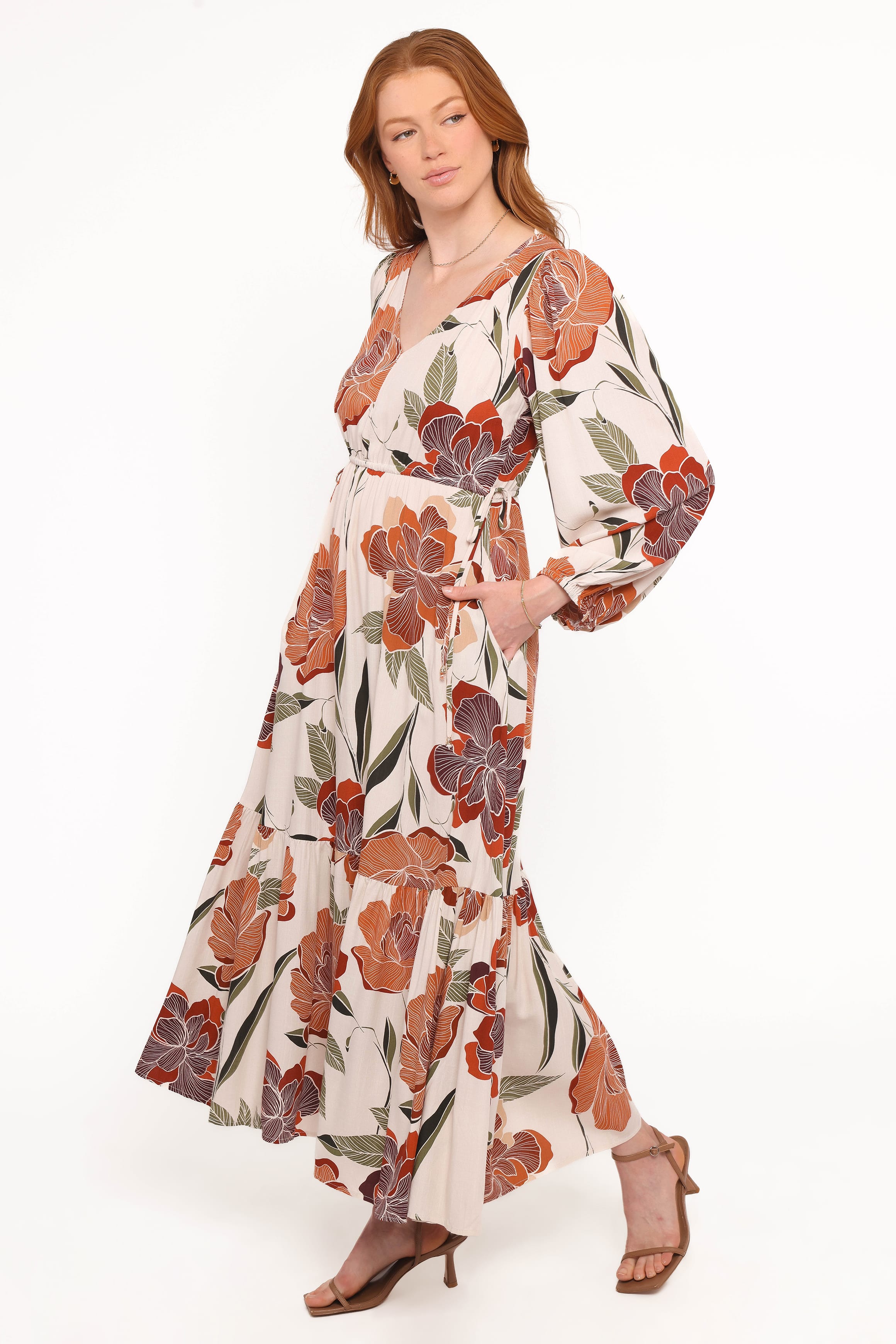 DRESSES Cerwin Midi Dress - Fall Floral
