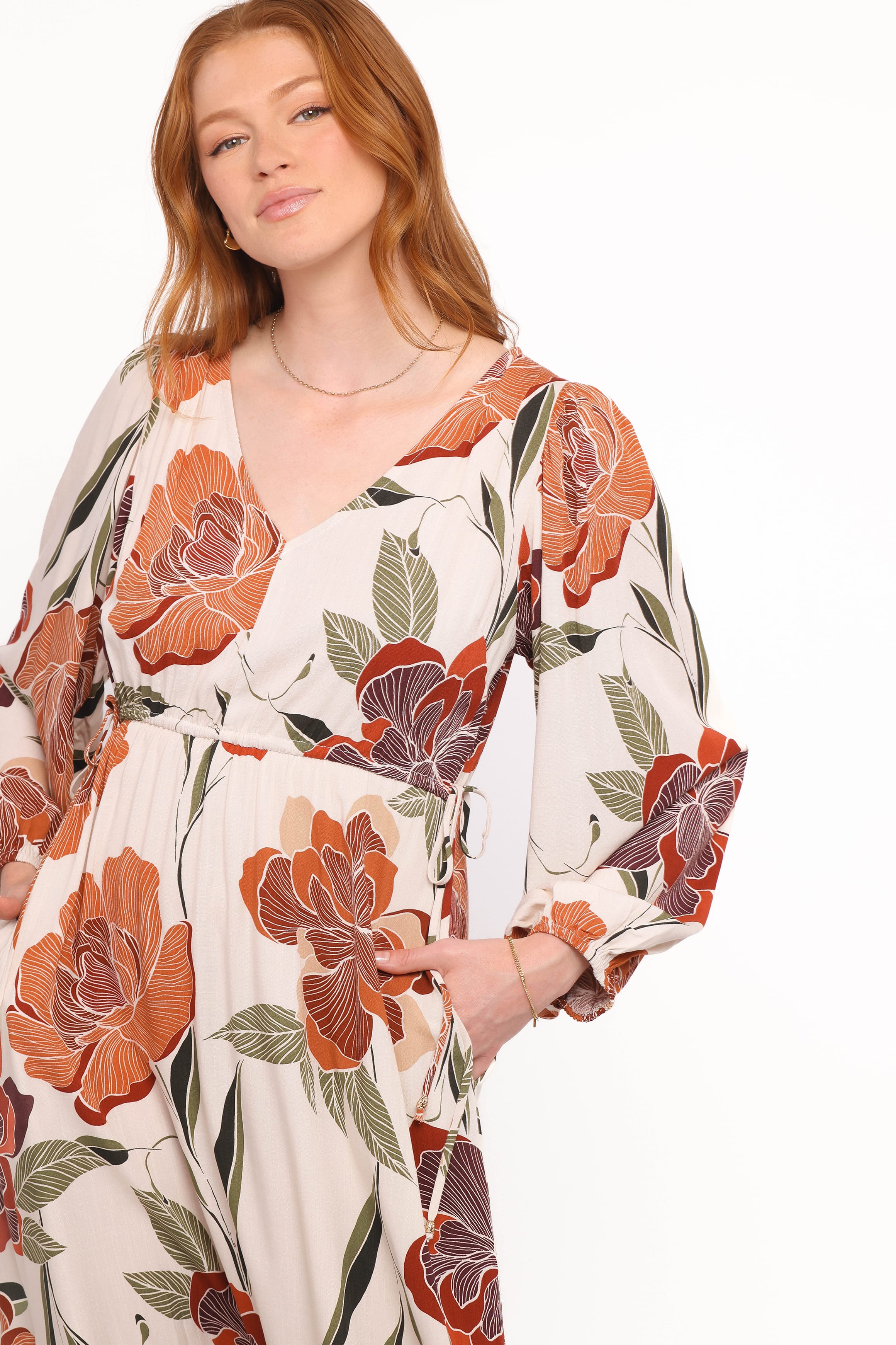 DRESSES Cerwin Midi Dress - Fall Floral