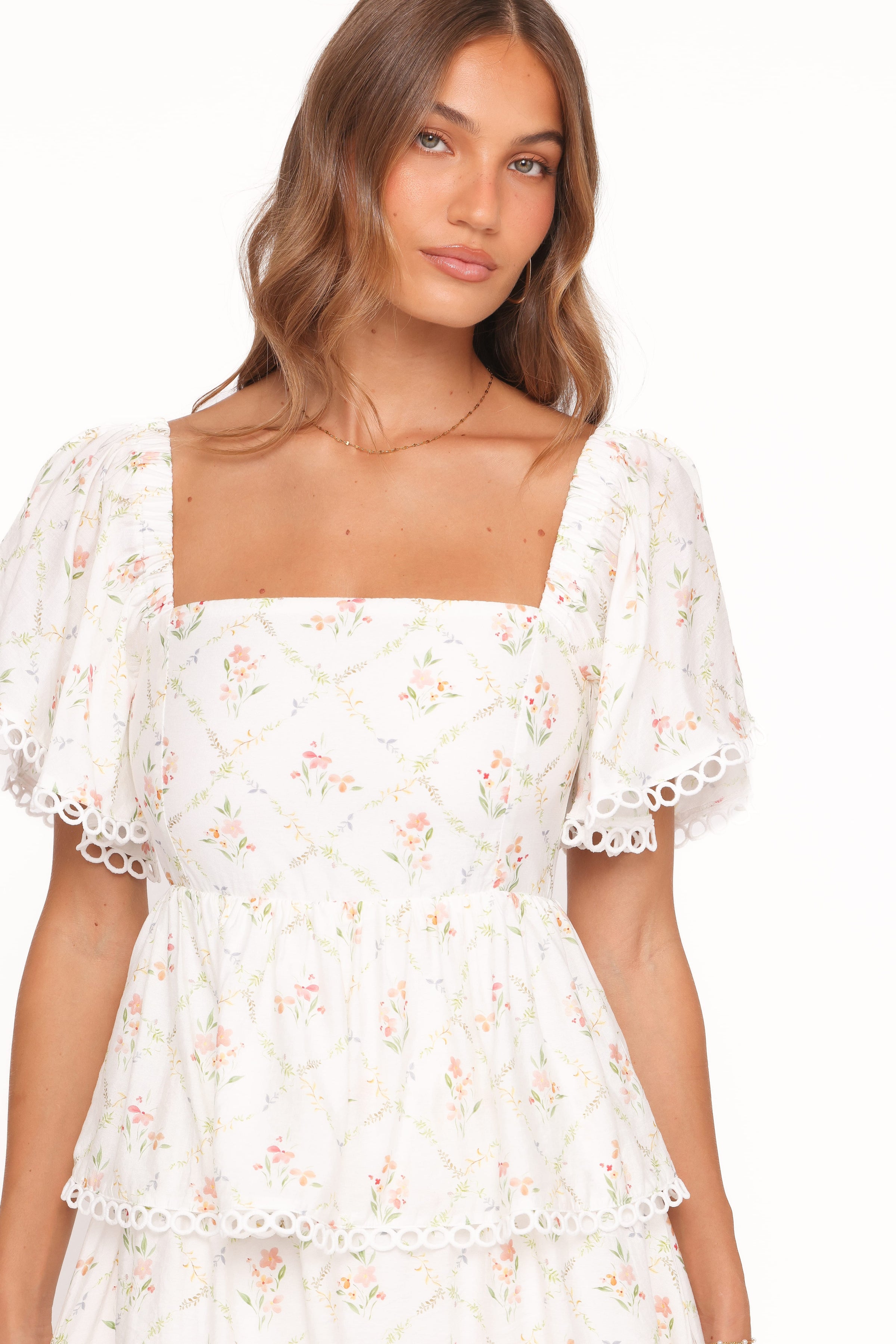 DRESSES Chapel Maxi Dress - White Vintage Floral