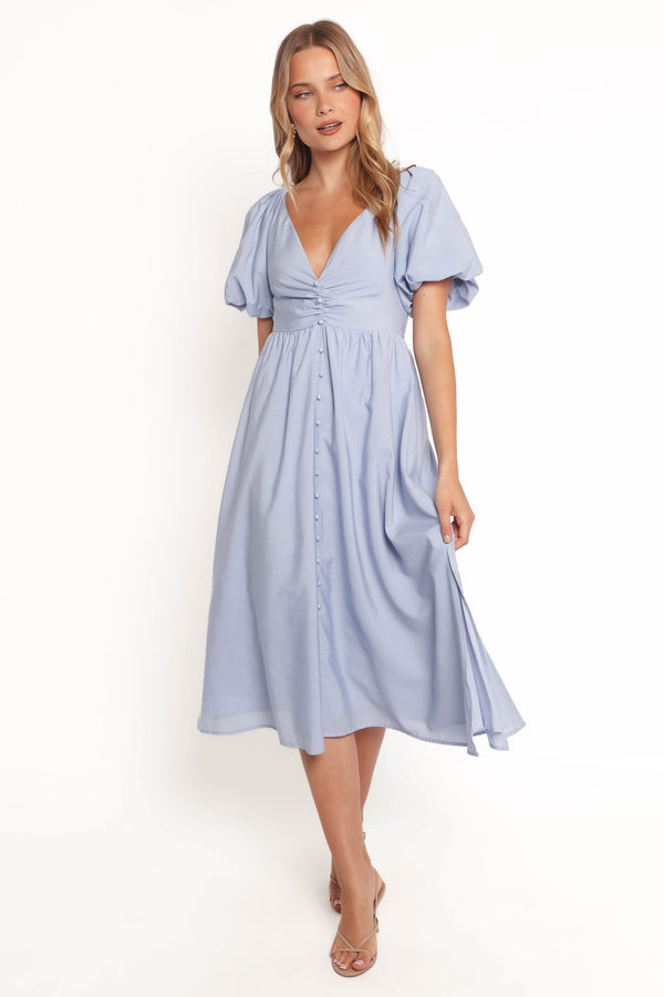 DRESSES Charley Midi Dress - Blue