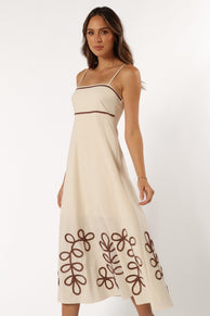 DRESSES @Charlotte Maxi Dress - Beige