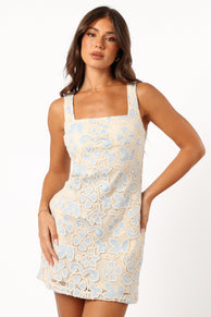 DRESSES @Charly Mini Dress - Blue