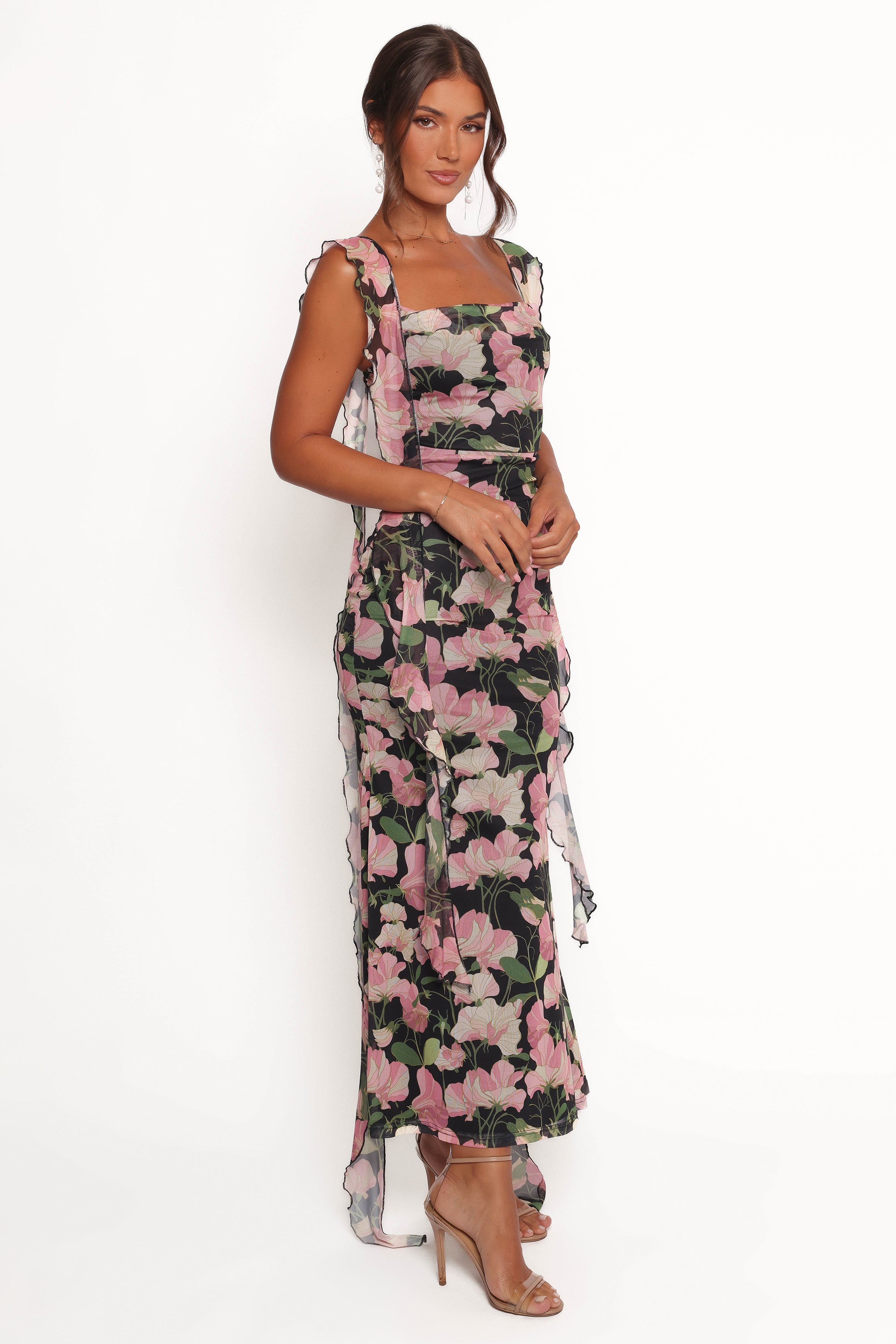 DRESSES Chiara Maxi Dress - Black Floral