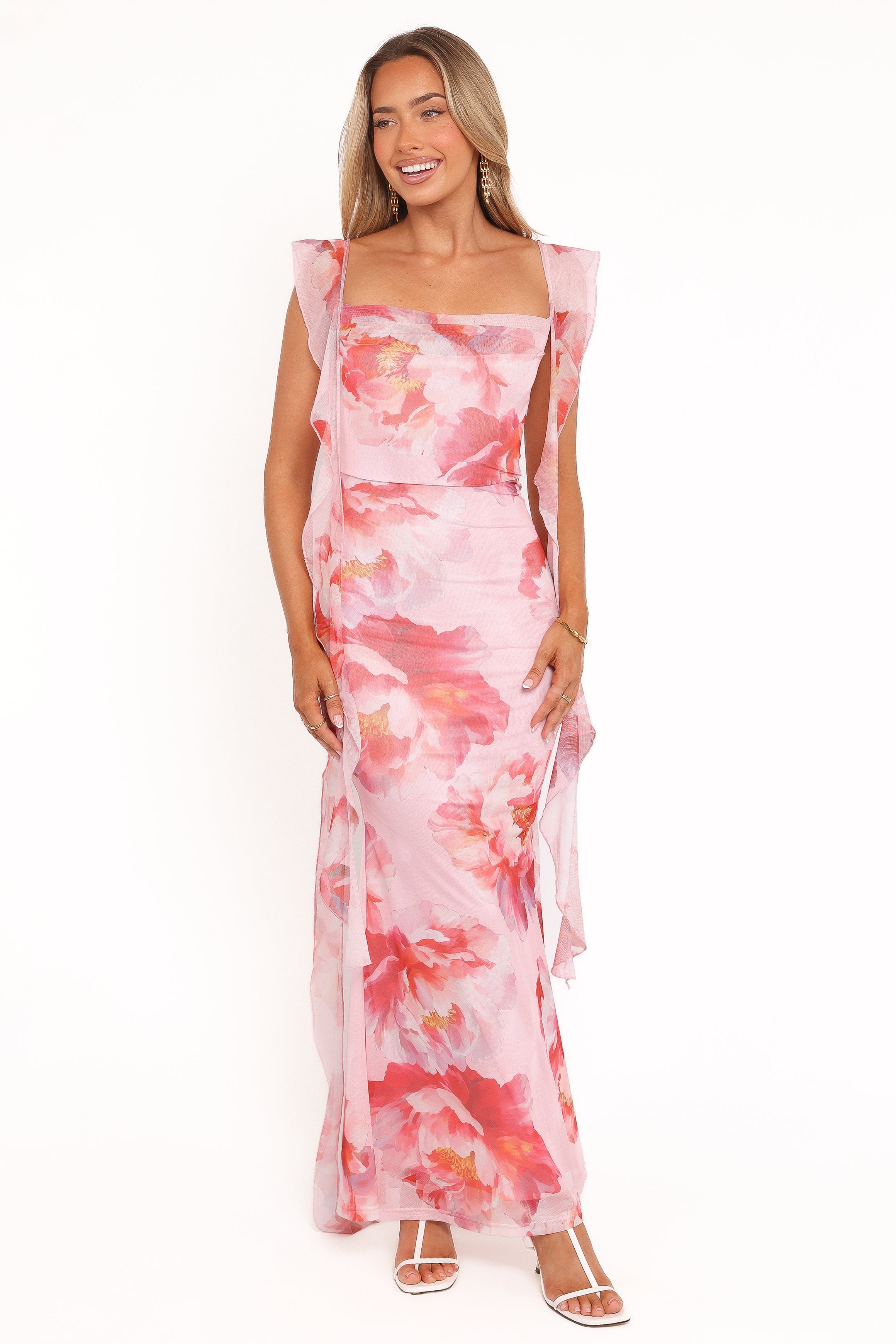 DRESSES Chiara Maxi Dress - Pink Peony