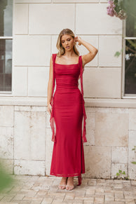 DRESSES Chiara Maxi Dress - Red