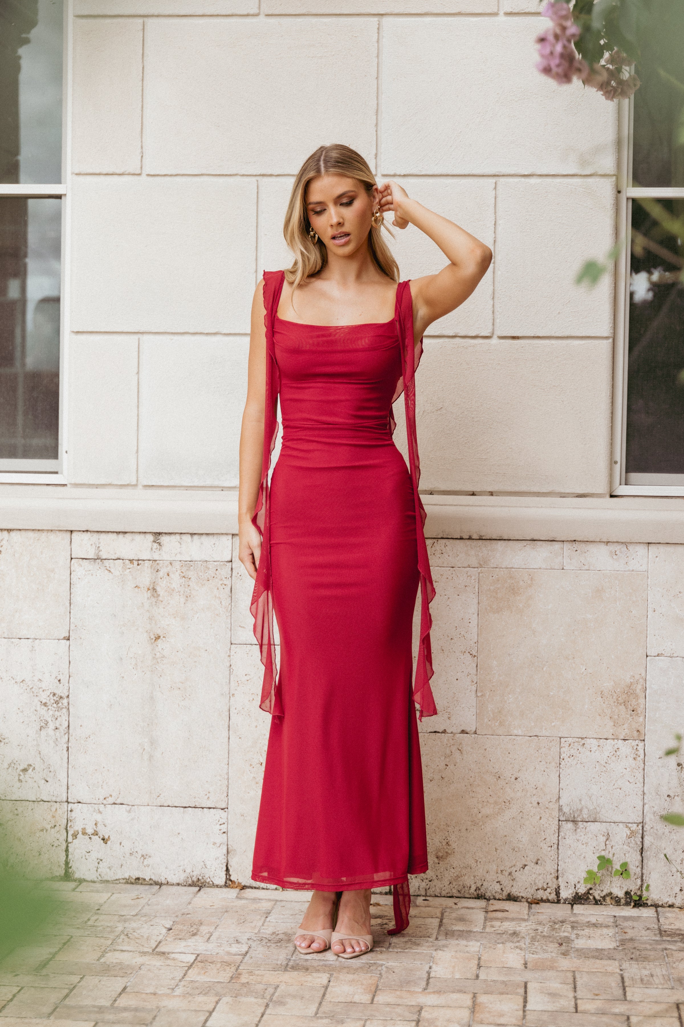 DRESSES Chiara Maxi Dress - Red