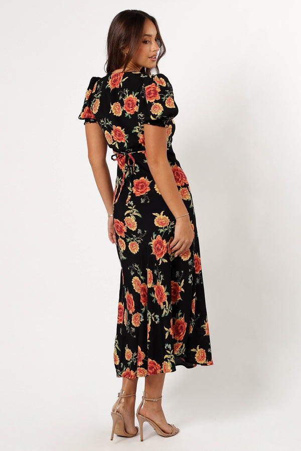 DRESSES @Christine Midi Dress - Sunset Floral