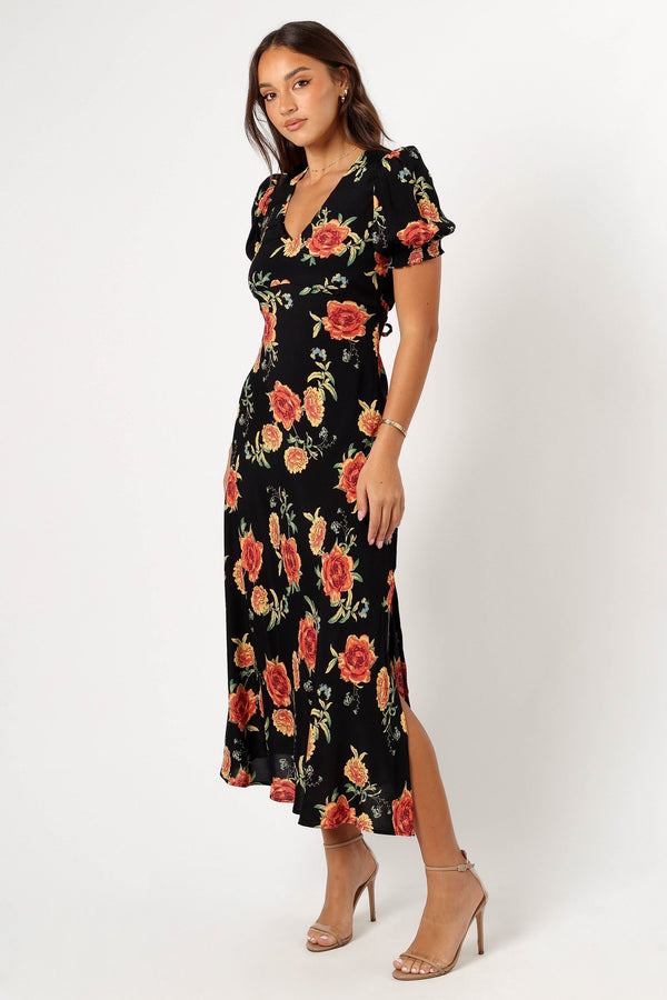 DRESSES @Christine Midi Dress - Sunset Floral