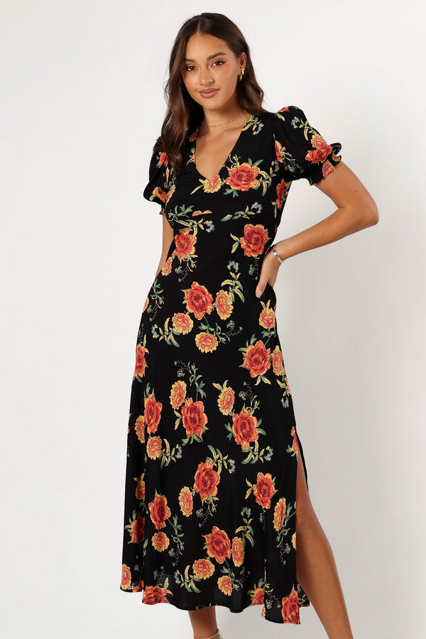 DRESSES Christine Midi Dress - Sunset Floral