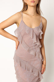 DRESSES Ciao Ruffles Maxi Dress - Dusty Lavender