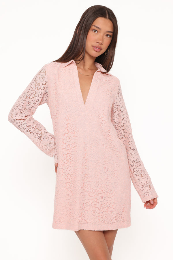 DRESSES Cidel Mini Dress - Pink Lace