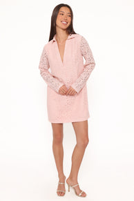 DRESSES Cidel Mini Dress - Pink Lace
