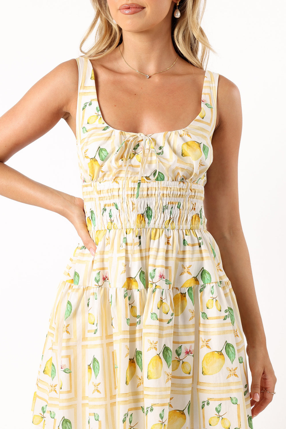 DRESSES @Cintrico Mini Dress - Lemon