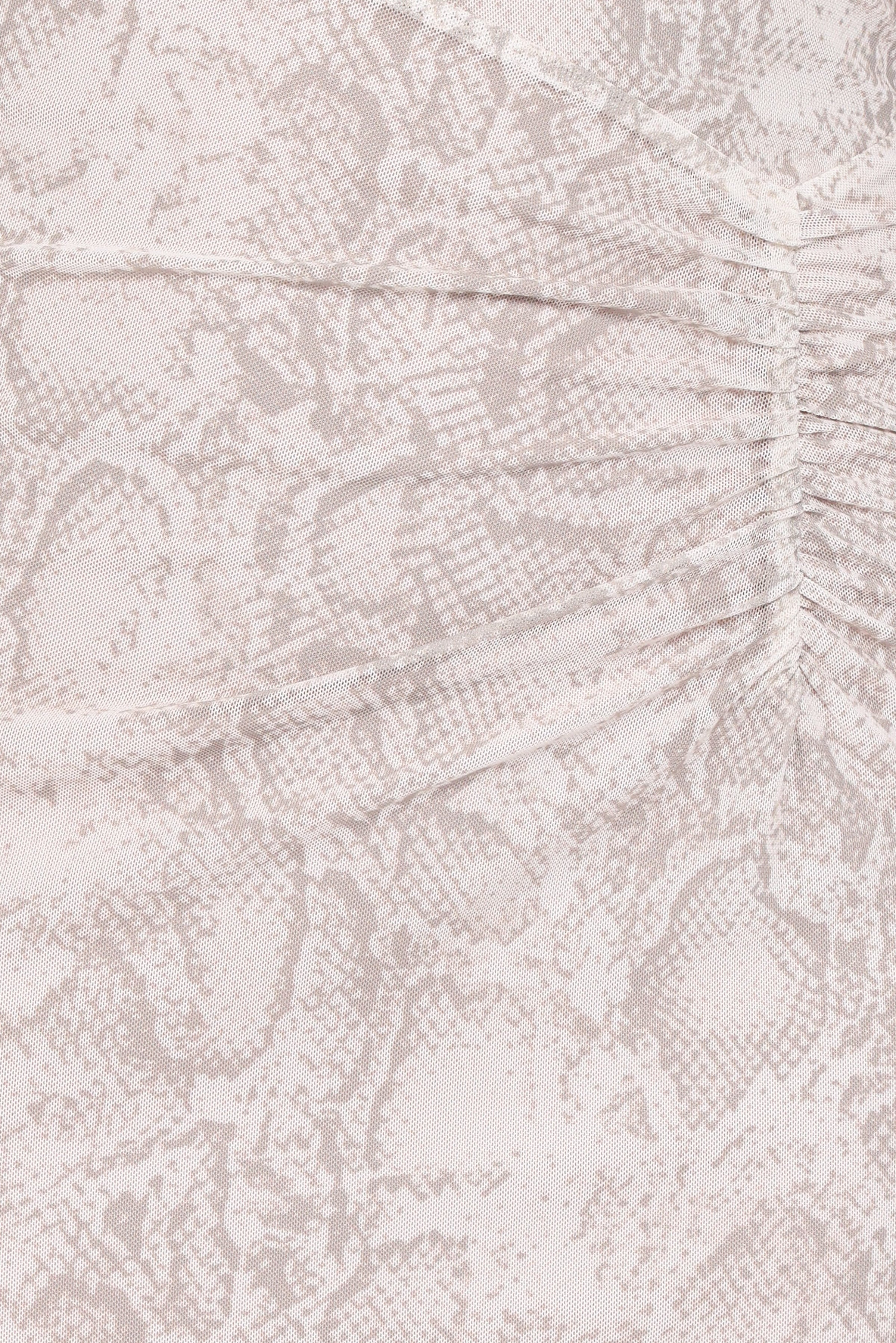 DRESSES Clemens Mesh Maxi Dress - Snake Print