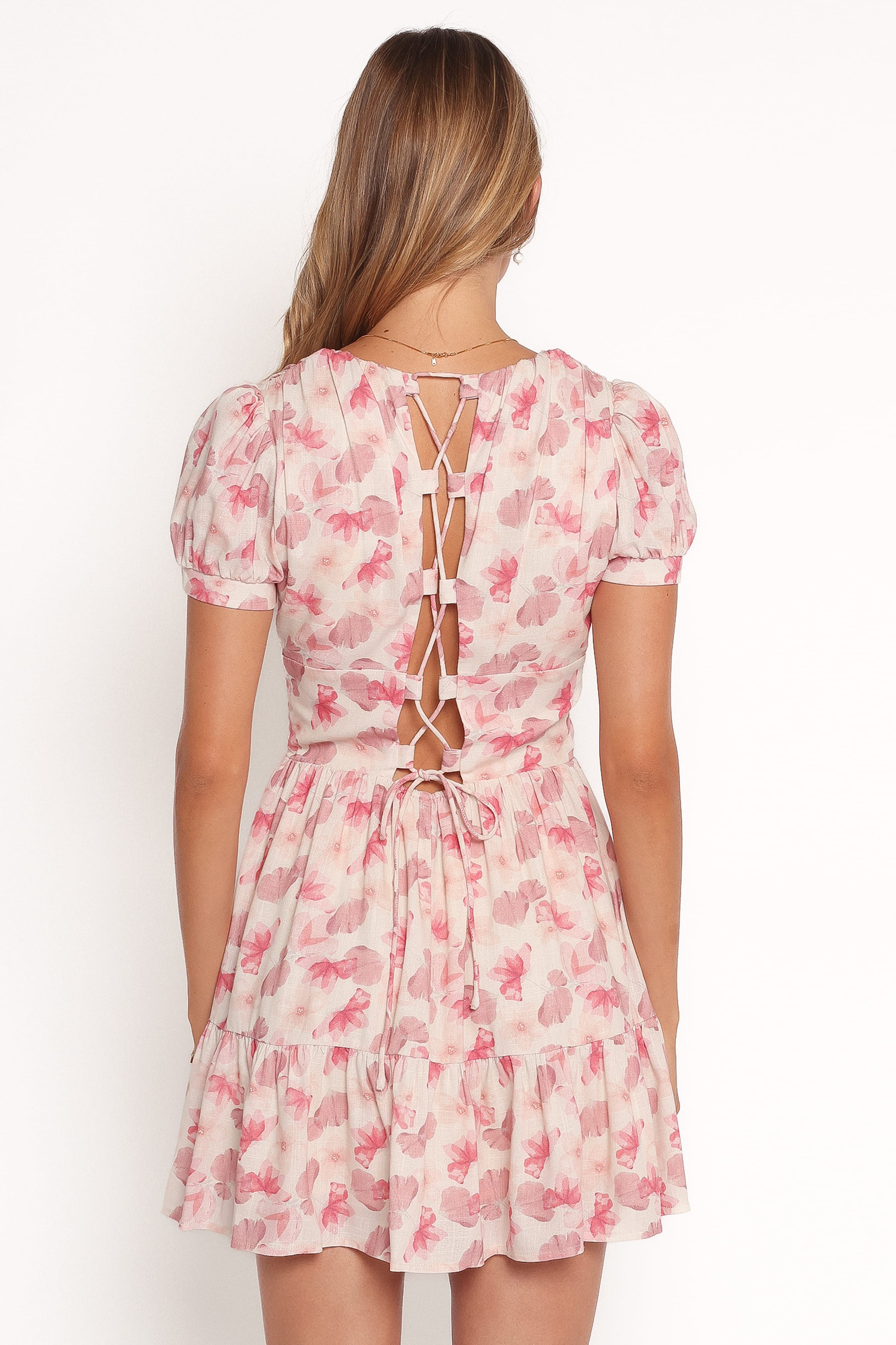 DRESSES Clementine Mini Dress - Cream Floral