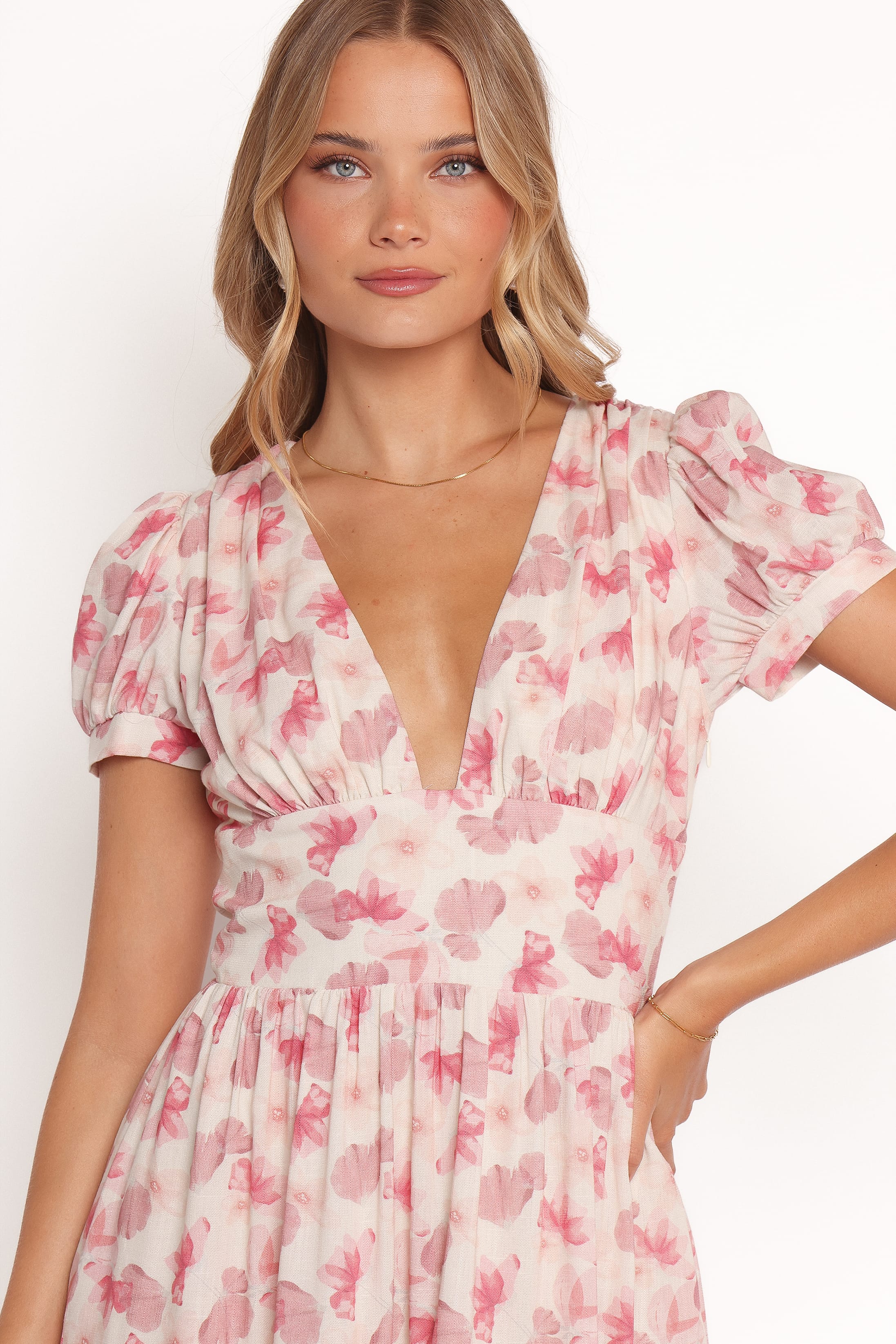 DRESSES Clementine Mini Dress - Cream Floral