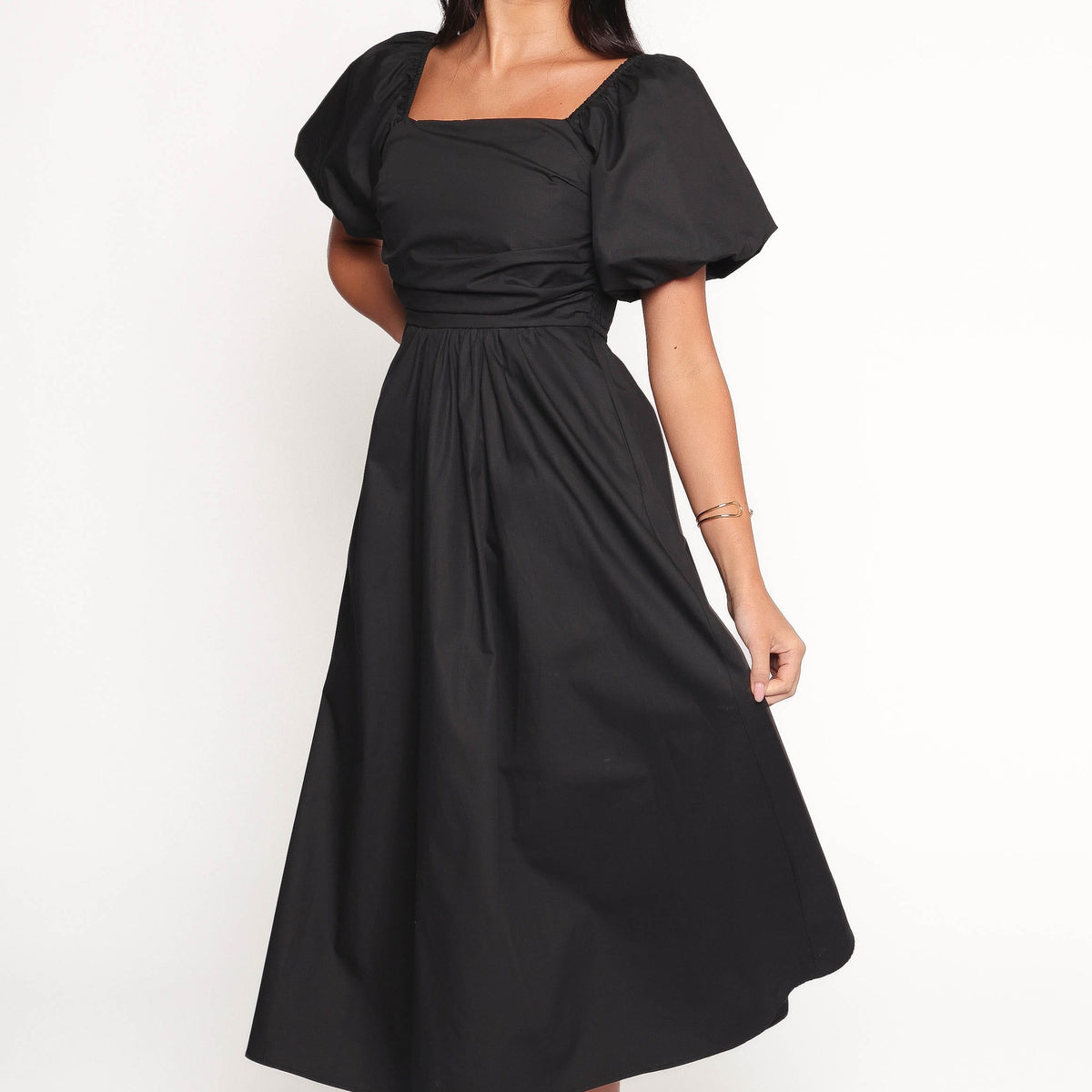 rabbit rabbit rabbit designs casual dresses Glory Days Collar Dress hijab outfit inspiration Color:Solid White (Woven) adding a touch of Urban Planet | Dresses