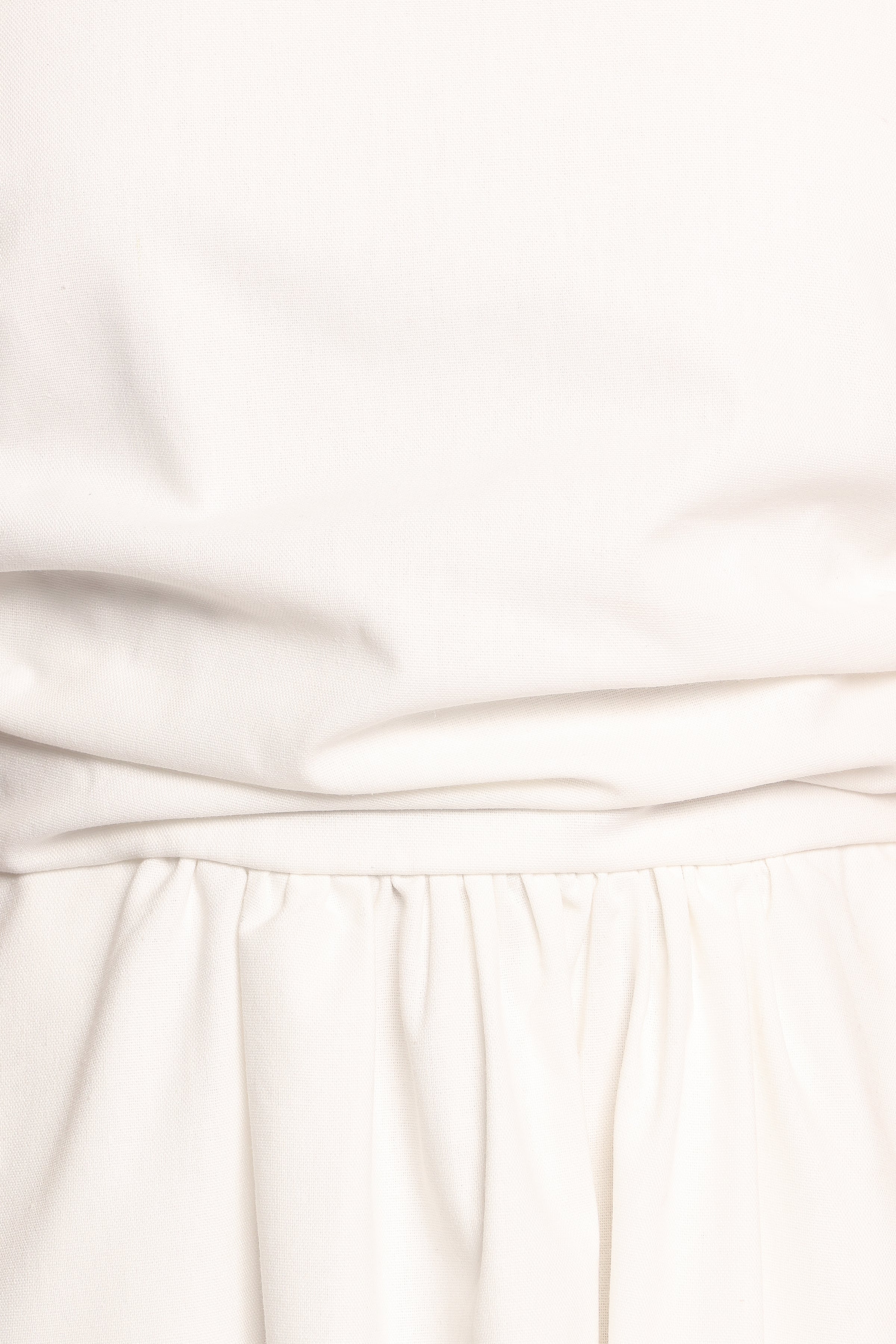 DRESSES Clo Puff Sleeve Midi Dress - White