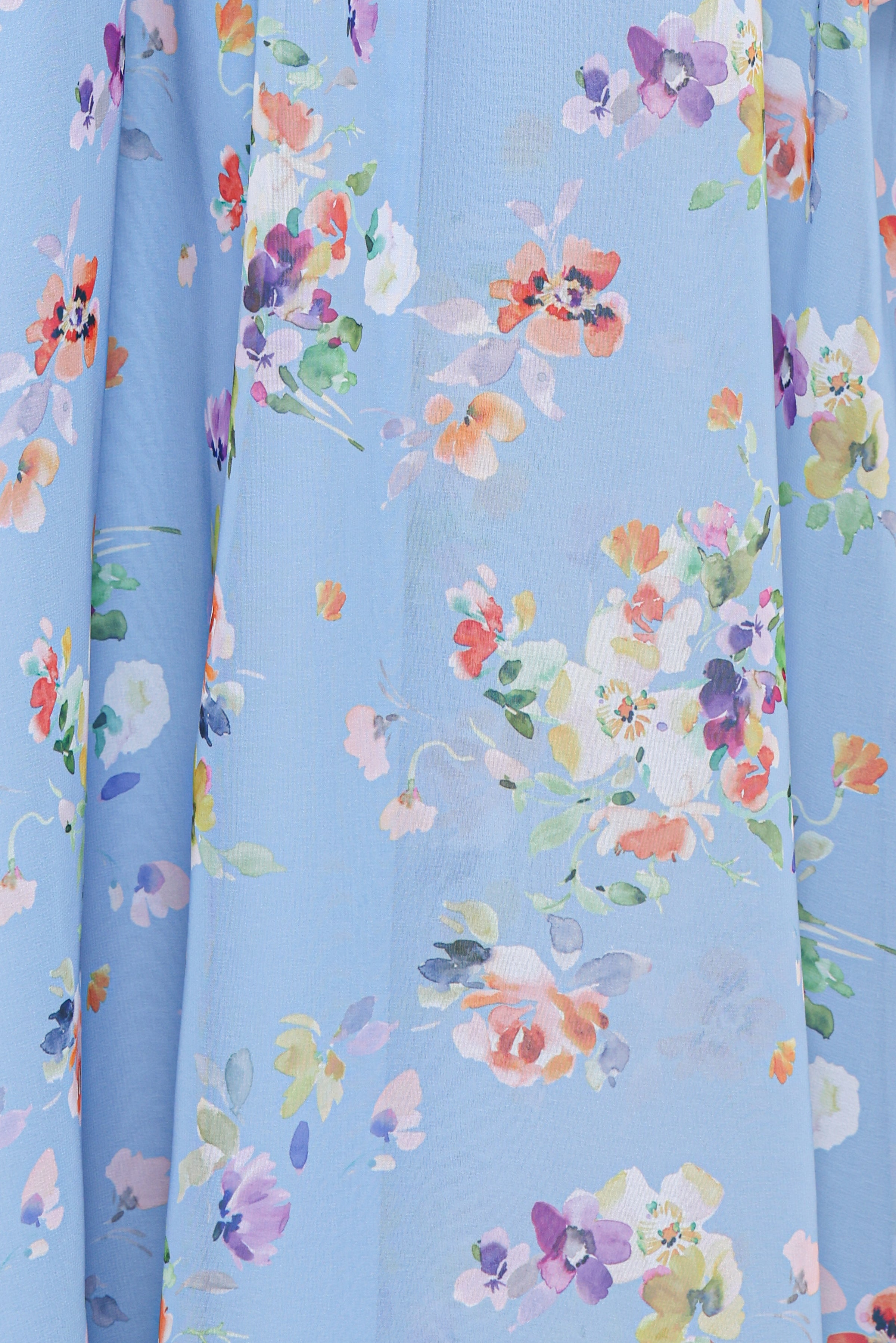 DRESSES Codie Off Shoulder Maxi Dress - Cornflower Blue Floral