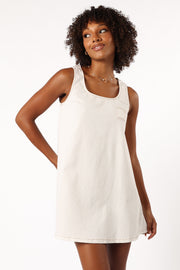 DRESSES @Colson Mini Dress - White