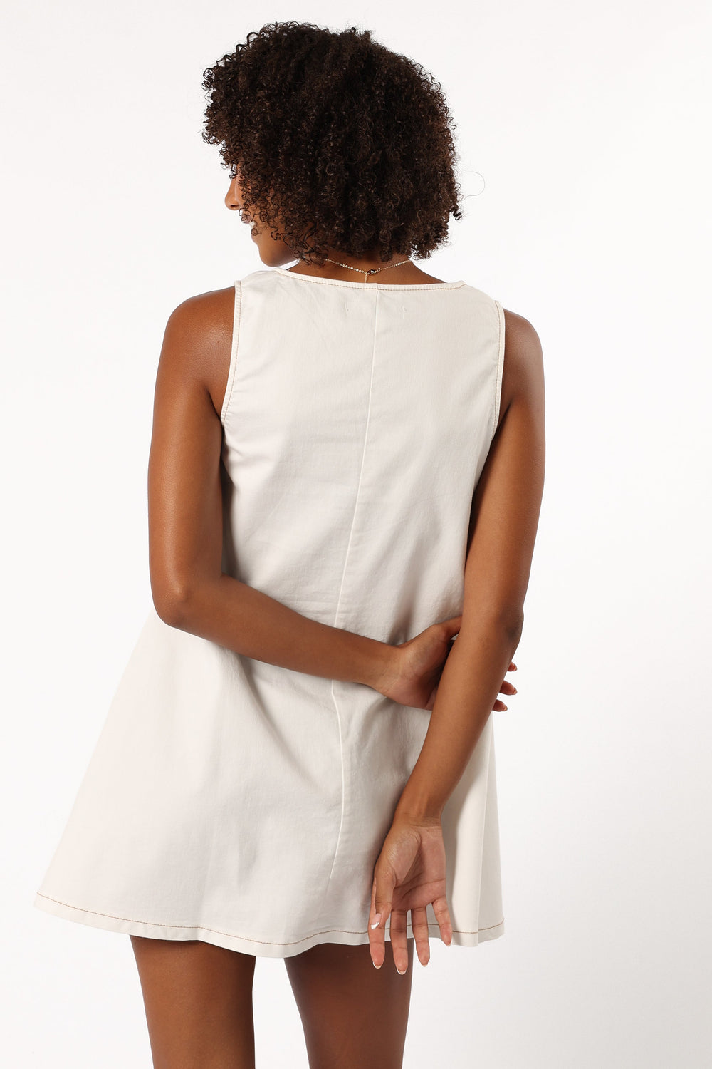 DRESSES @Colson Mini Dress - White
