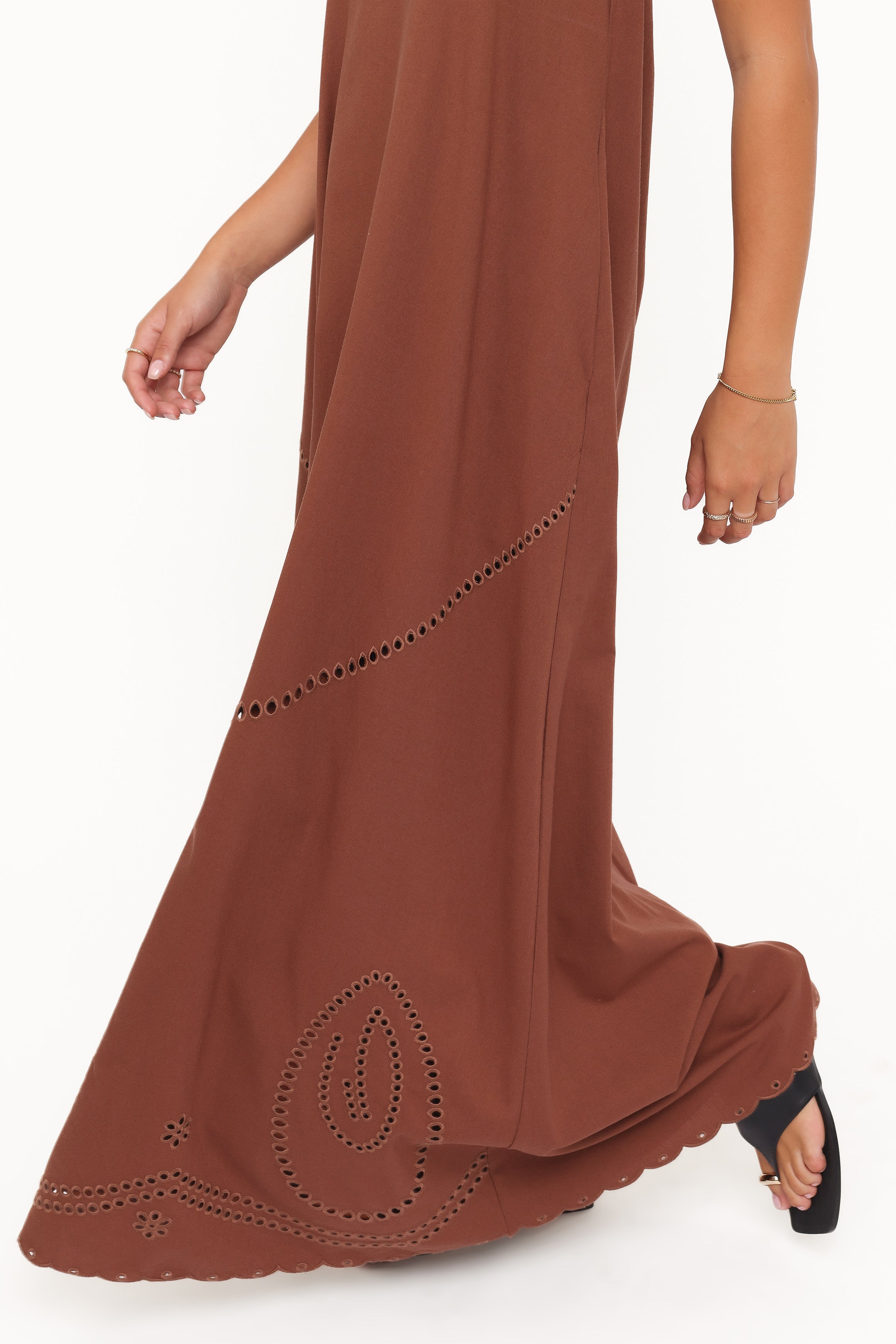 DRESSES Como Strapless Maxi Dress - Brown