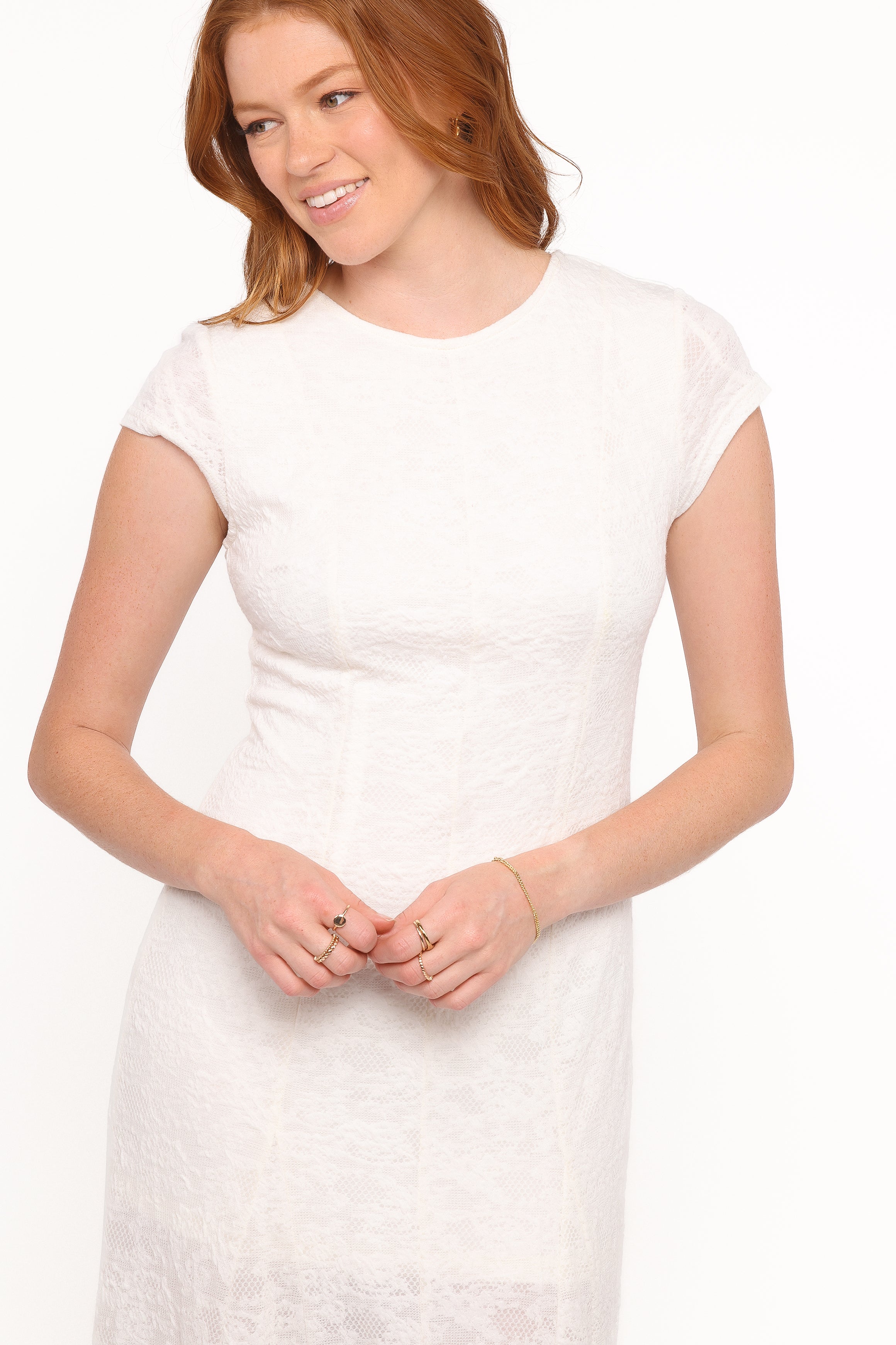 DRESSES Constance Lace Maxi Dress - White