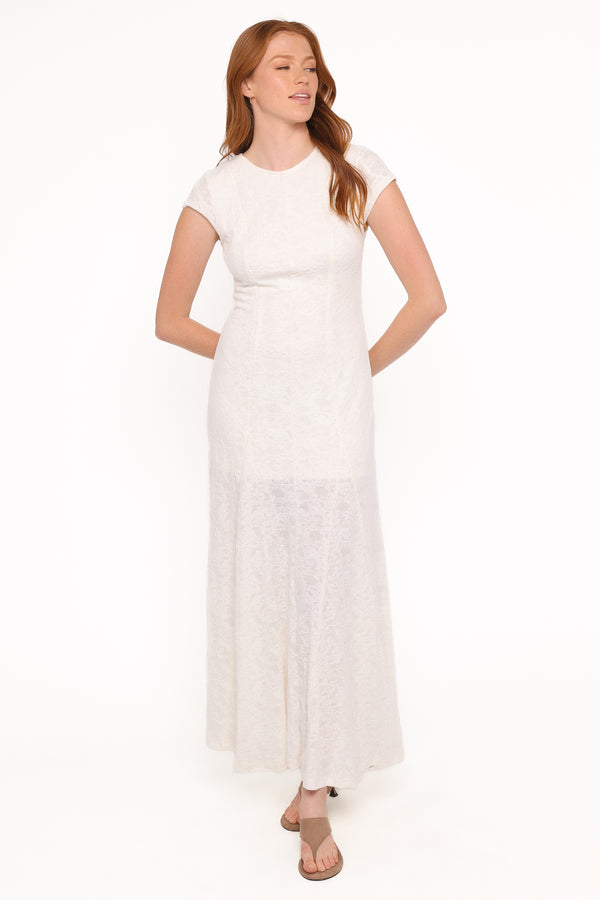 DRESSES Constance Lace Maxi Dress - White